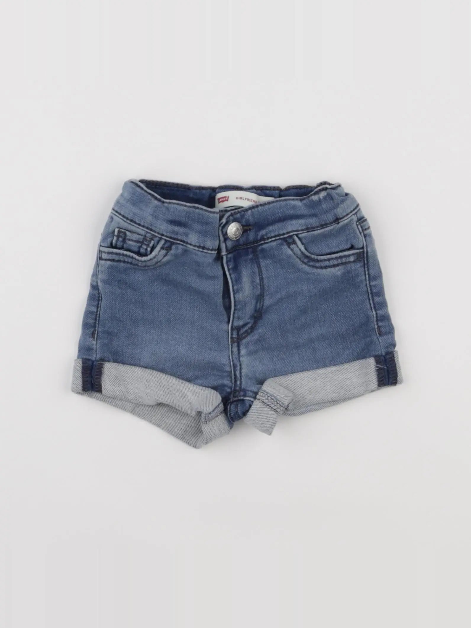 Levi's - short bleu - 12 mois