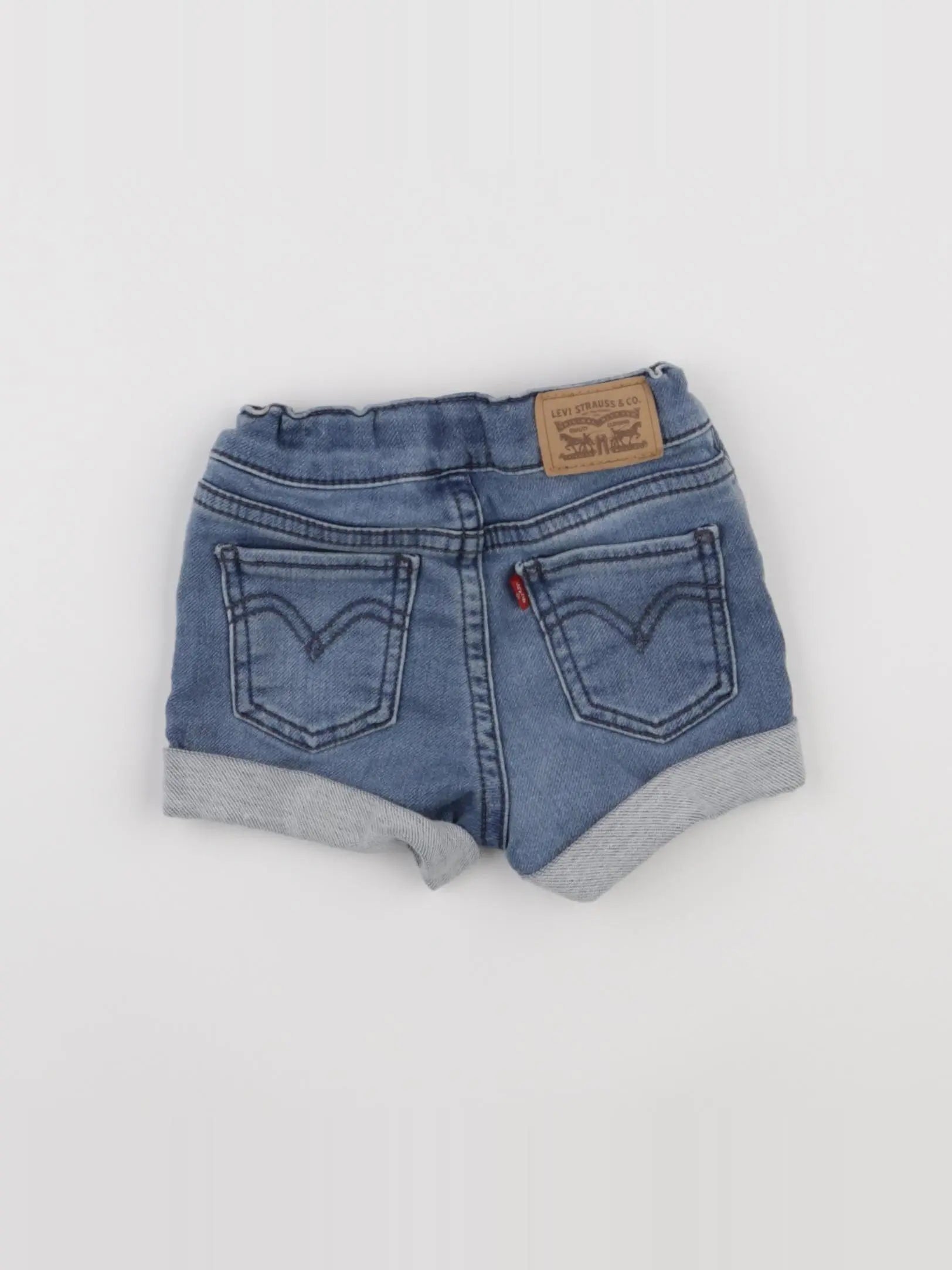 Levi's - short bleu - 12 mois