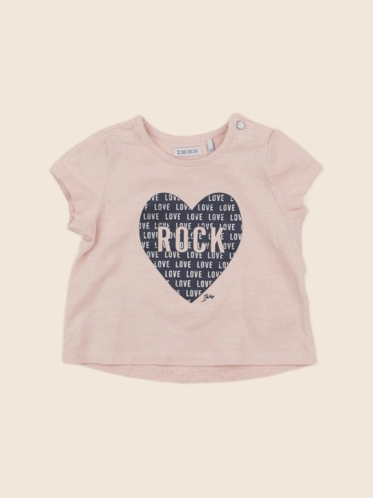 IKKS - tee-shirt rose - 12 mois