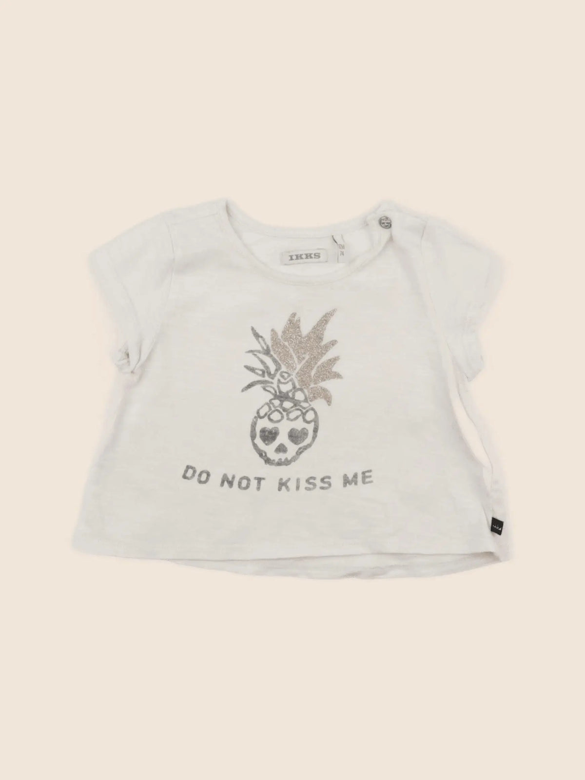 IKKS - tee-shirt beige - 12 mois