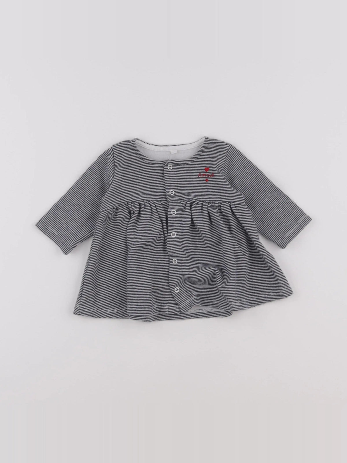 Petit Bateau - gilet bleu - 3 mois