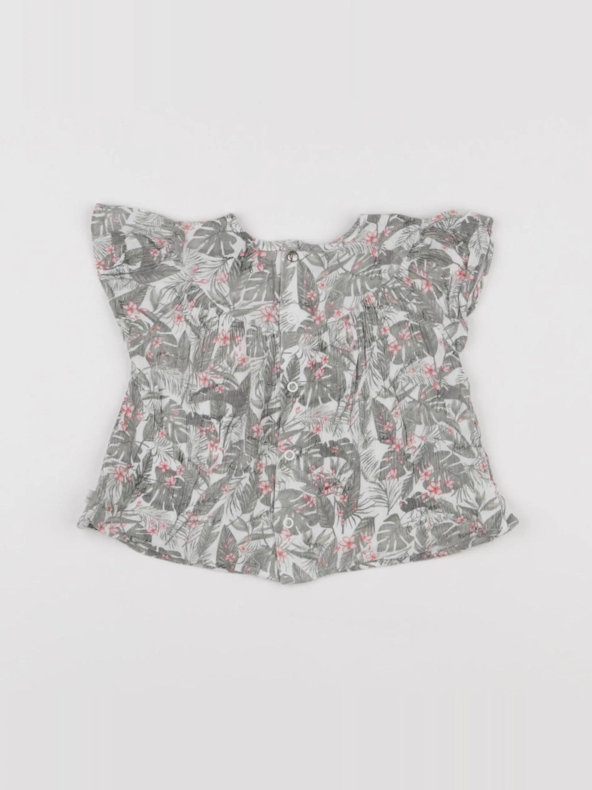 IKKS - blouse rose - 12 mois