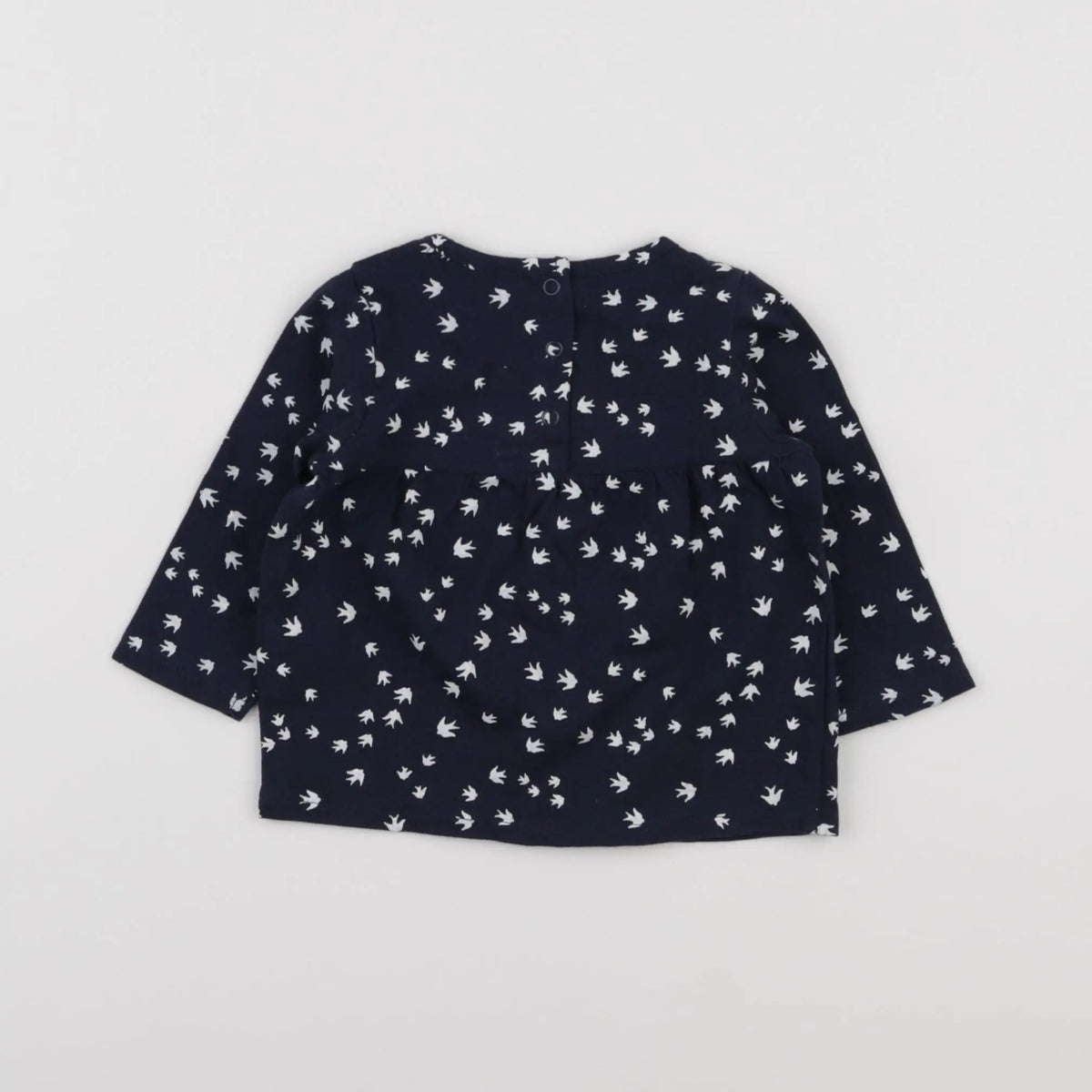 Vertbaudet - tee-shirt bleu - 6 mois