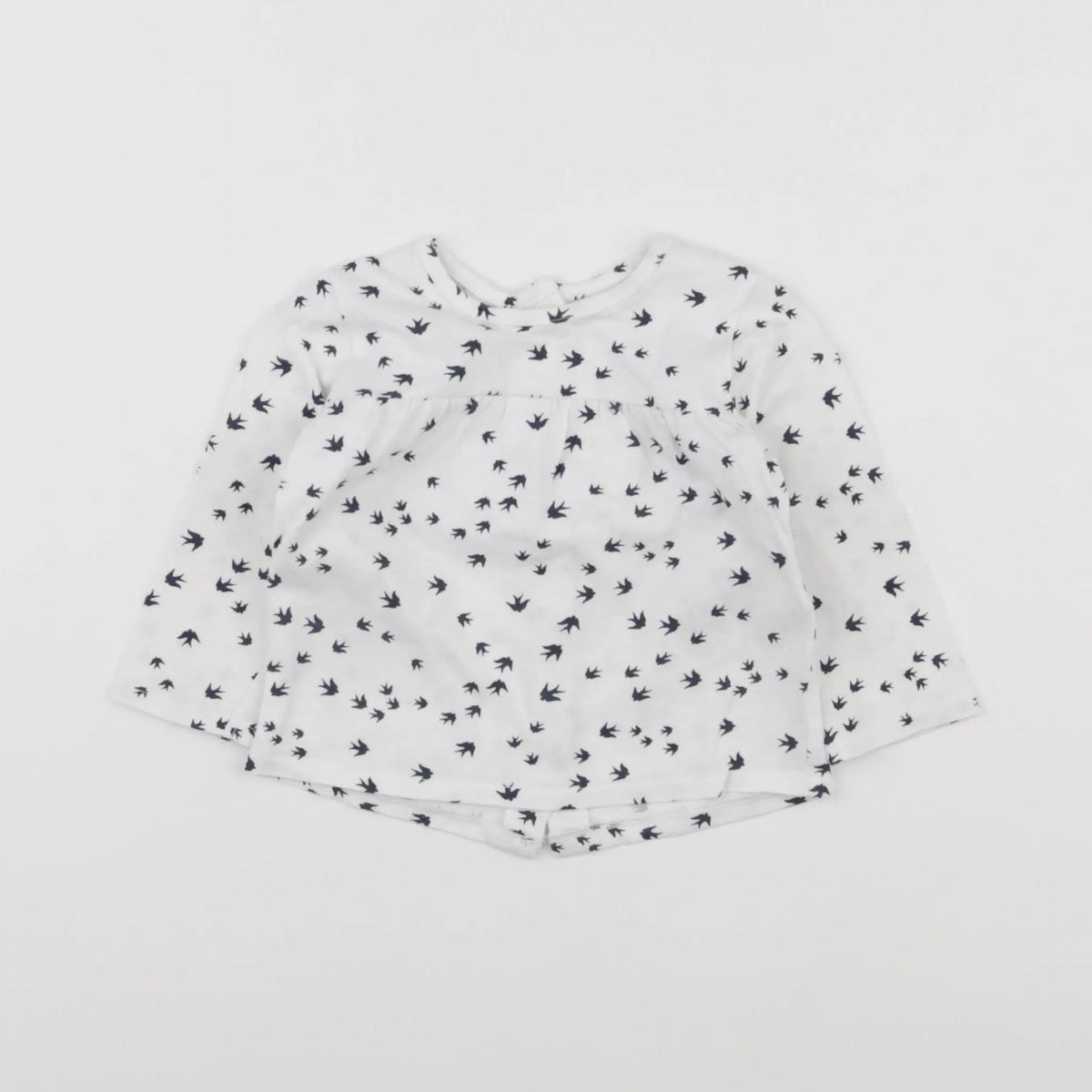 Vertbaudet - tee-shirt blanc - 9 mois