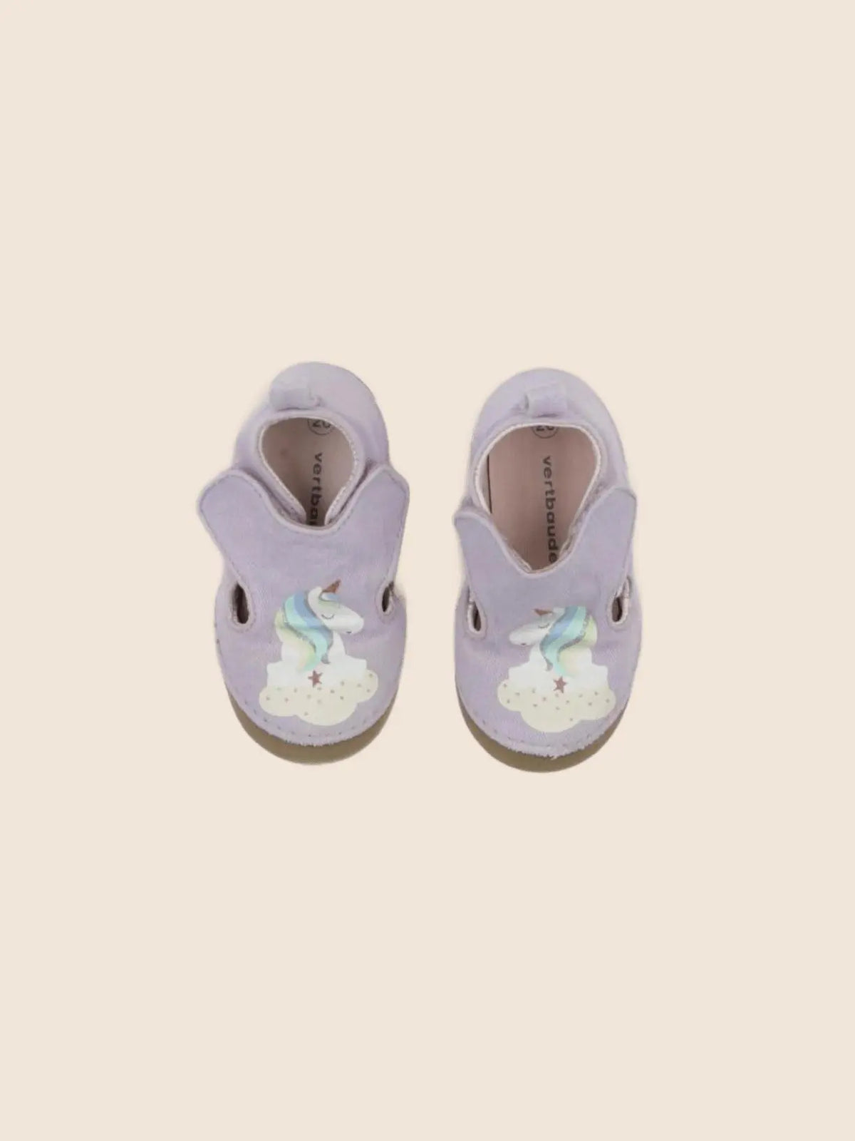 Vertbaudet - chaussons violet - pointure 20