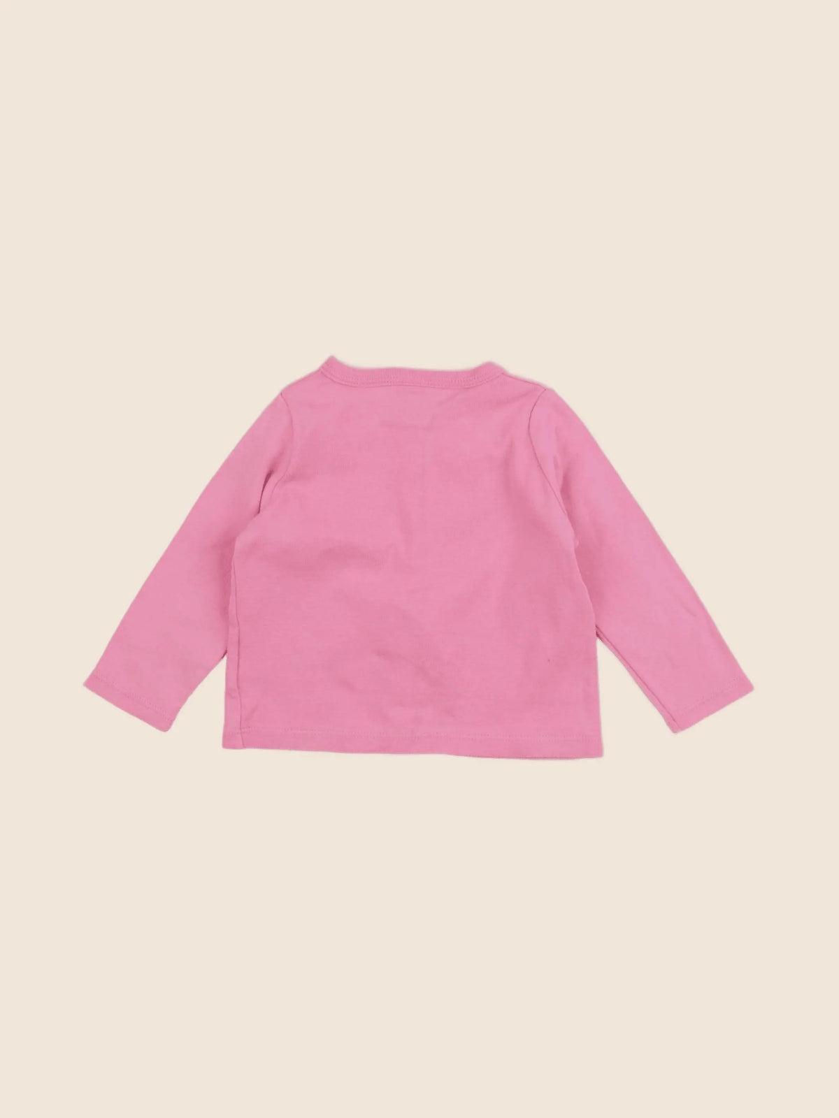 Petit Bateau - tee-shirt rose - 12 mois