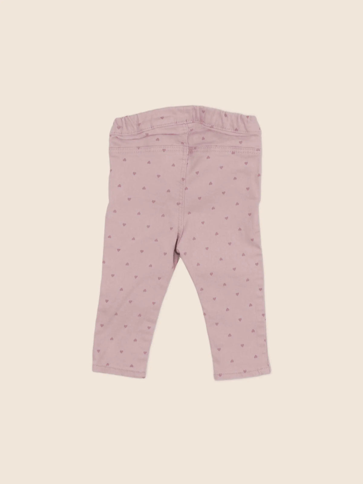 H&M - jegging rose - 4/6 mois