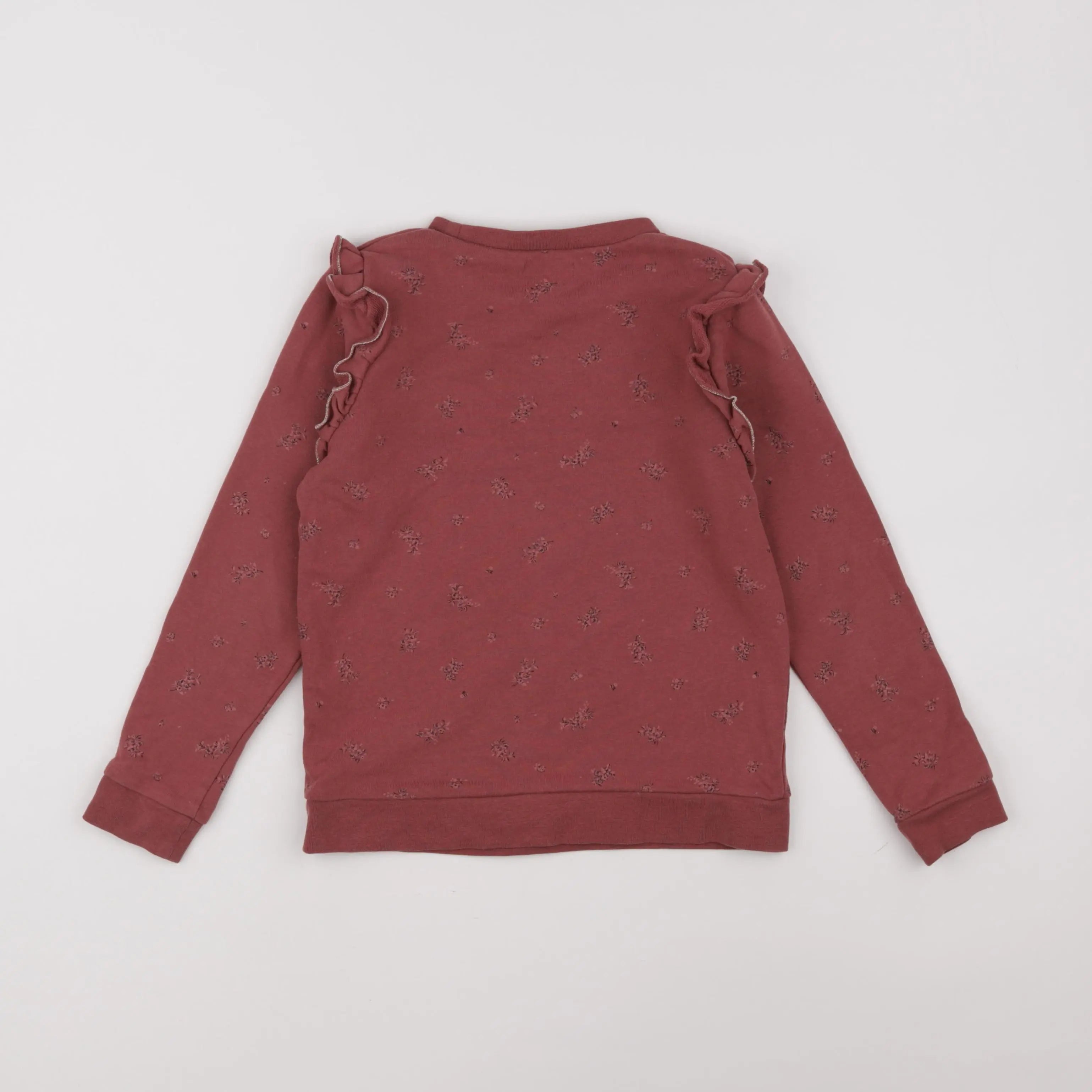 Vertbaudet - sweat rose - 8 ans