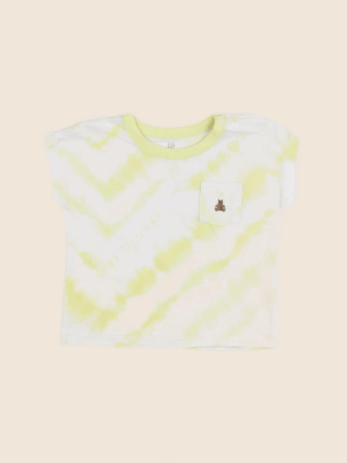 GAP - tee-shirt jaune - 12/18 mois