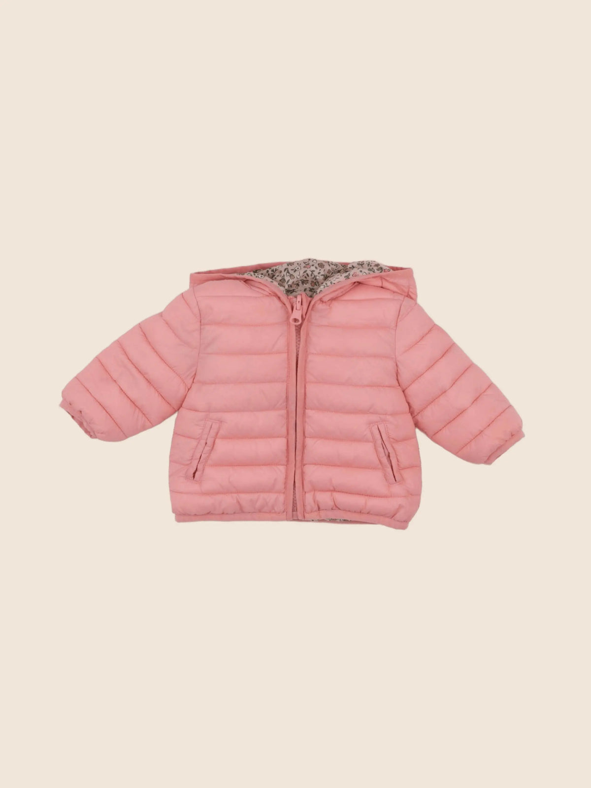 Vertbaudet - doudoune rose - 3 mois
