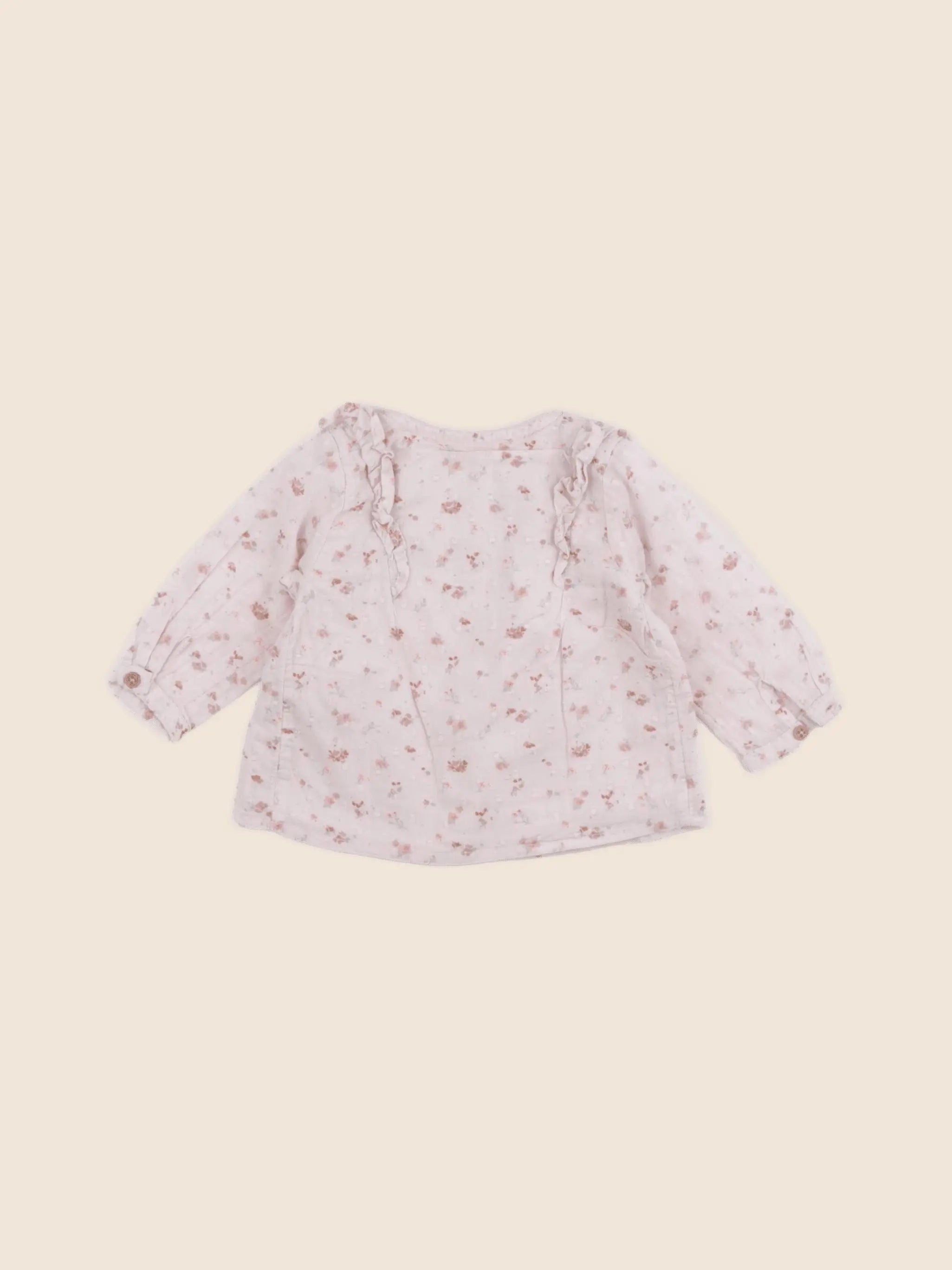 Vertbaudet - blouse rose - 3 mois