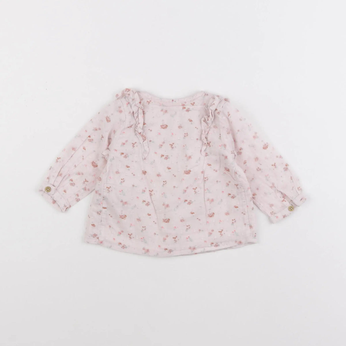 Vertbaudet - blouse rose - 3 mois