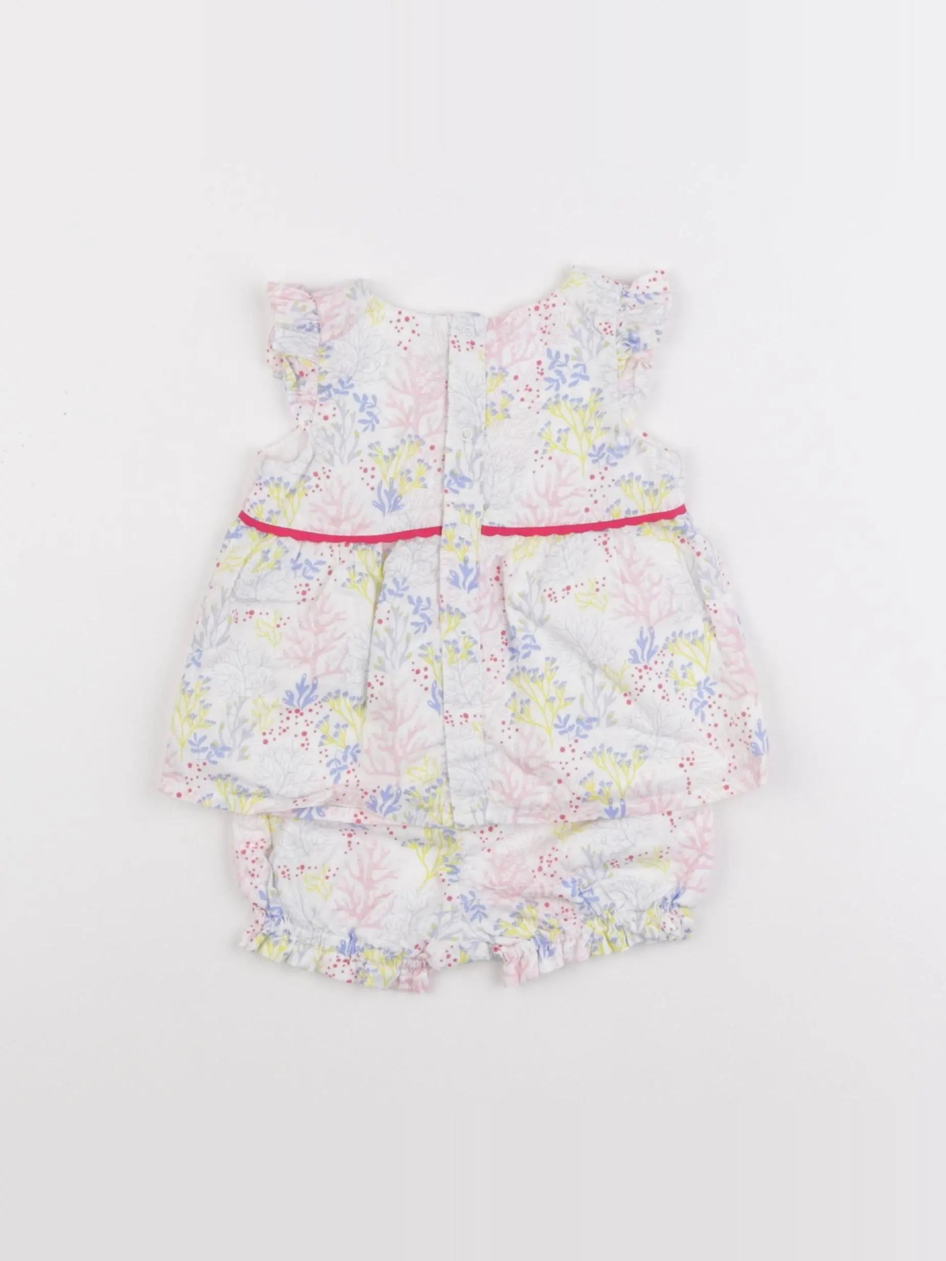 Carrément Beau - ensemble rose - 3 mois