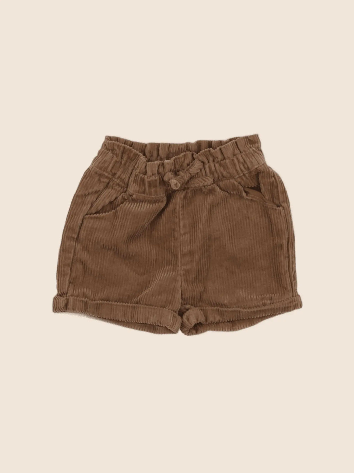 Vertbaudet - short marron - 6 mois