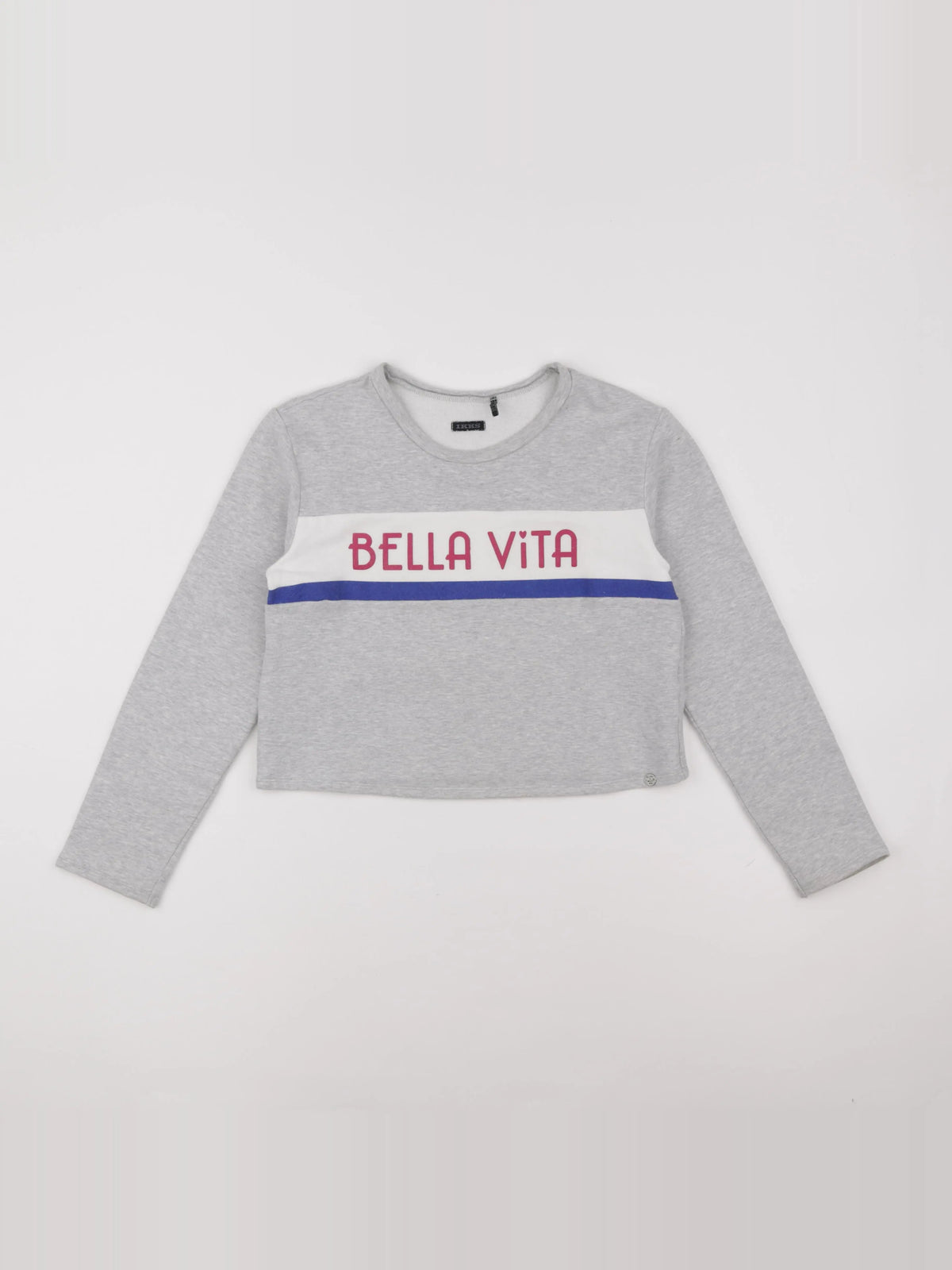 IKKS - sweat gris - 12 ans