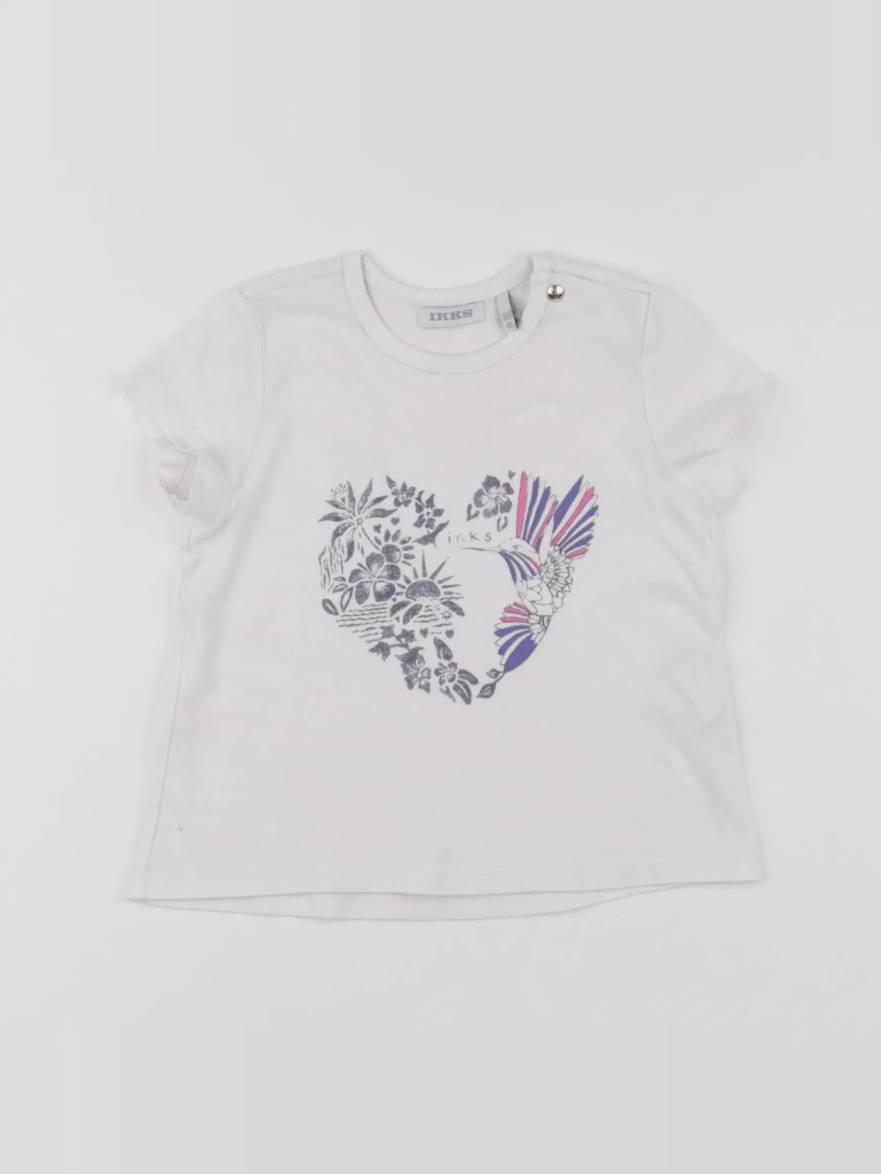 IKKS - tee-shirt multicolore - 18 mois