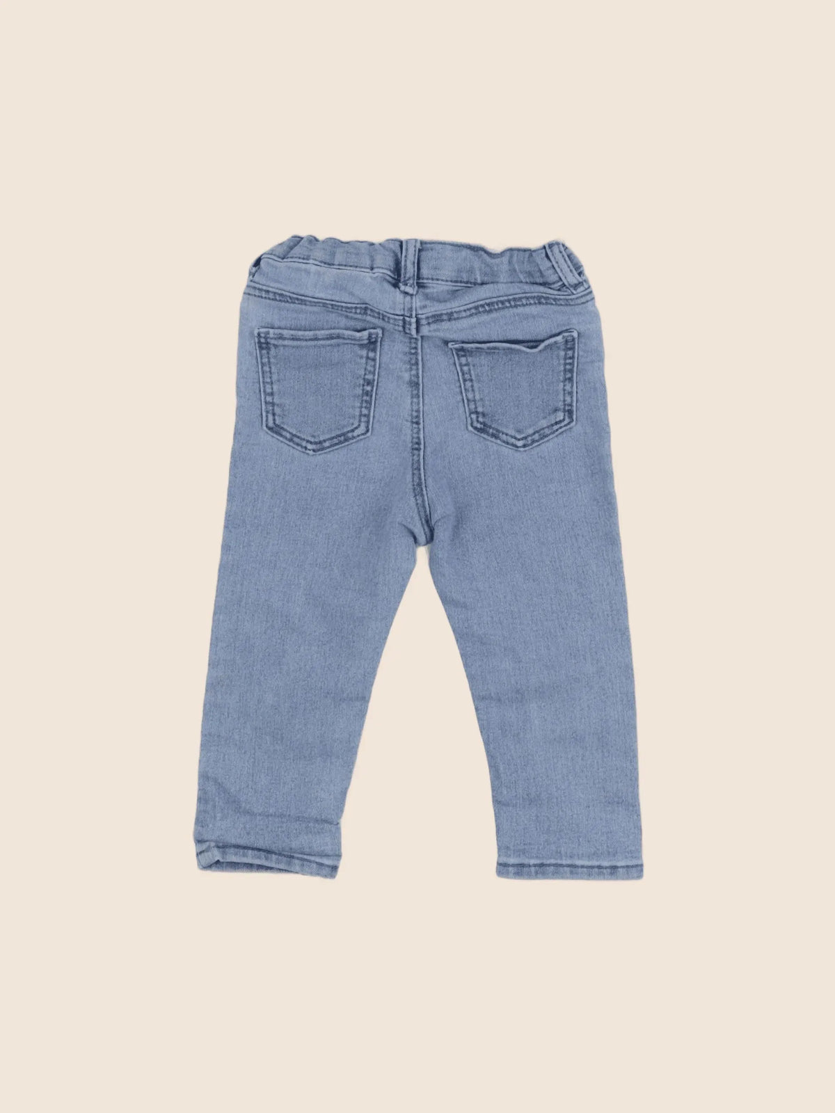 H&M - jegging bleu - 9/12 mois