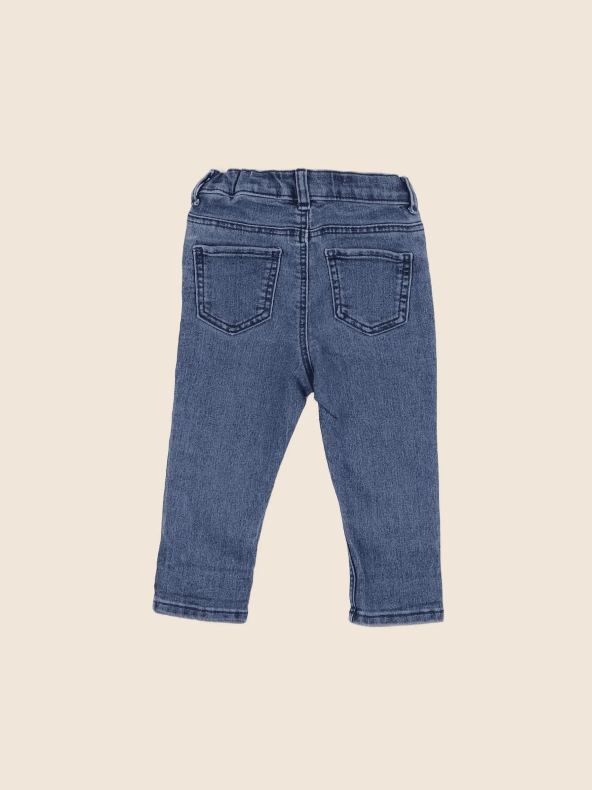 H&M - jegging bleu - 9/12 mois