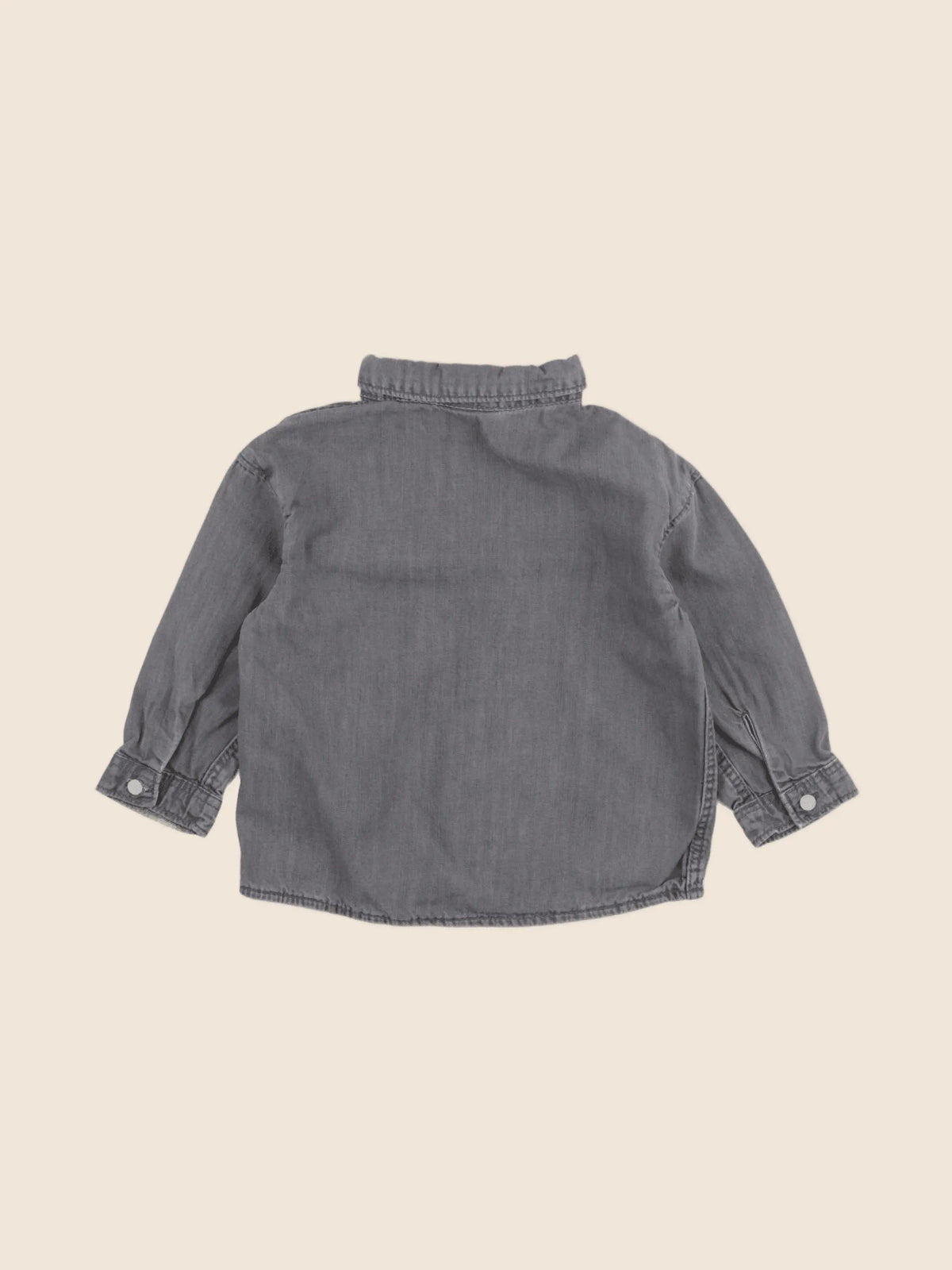 H&M - chemise gris - 12/18 mois