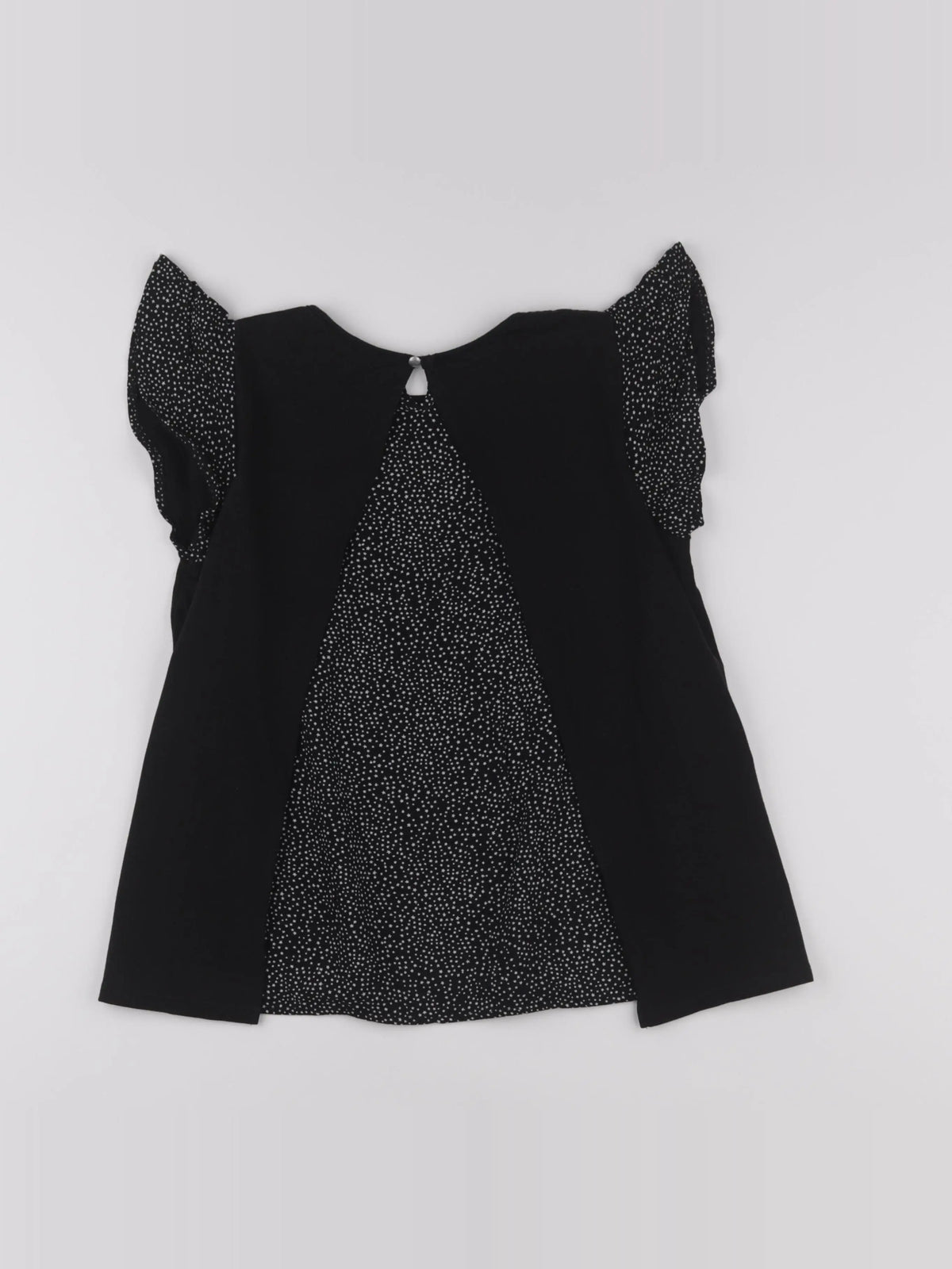 IKKS - blouse imprimé au dos noir - 12 ans