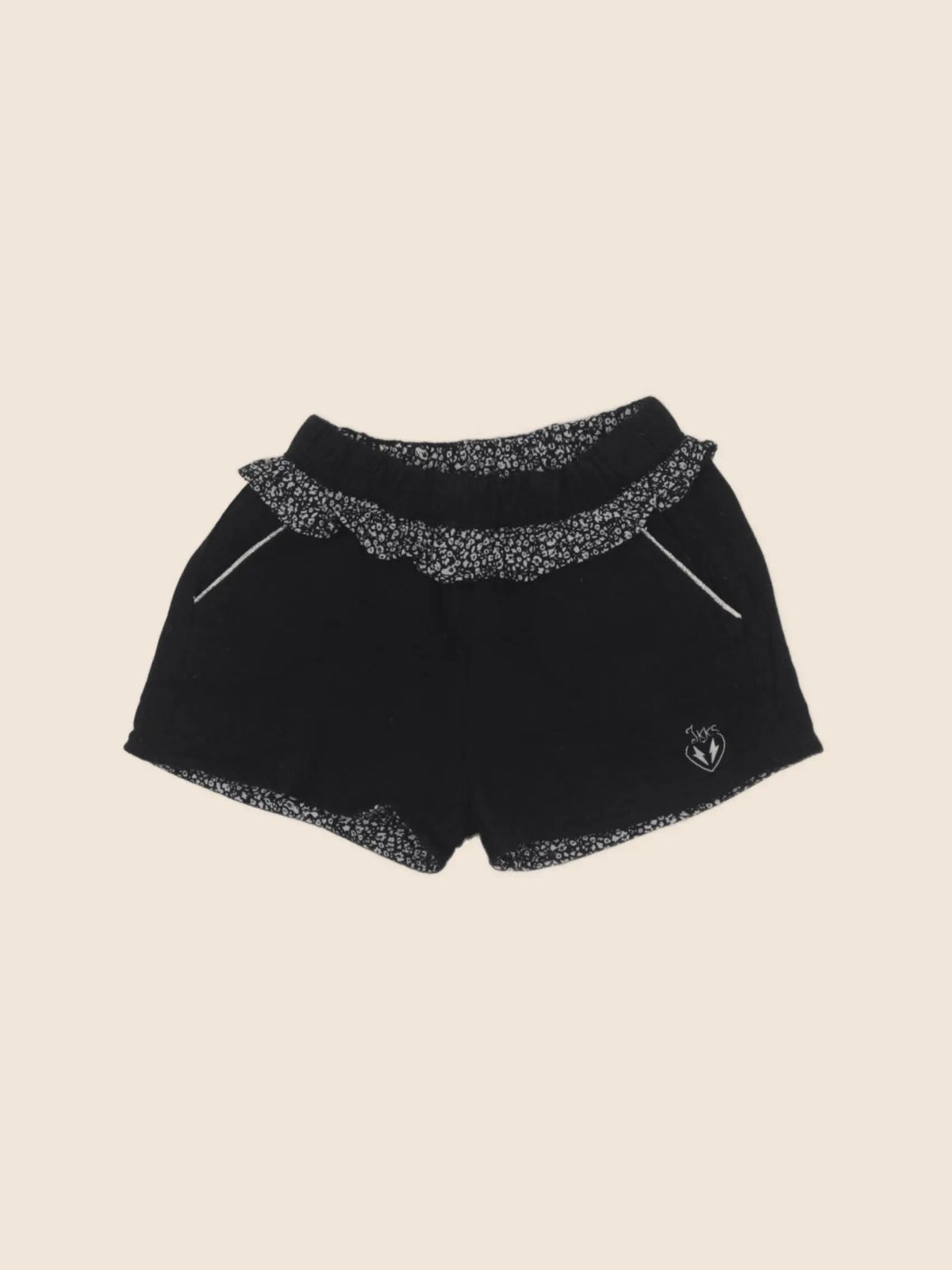 IKKS - short réversible noir - 6 mois