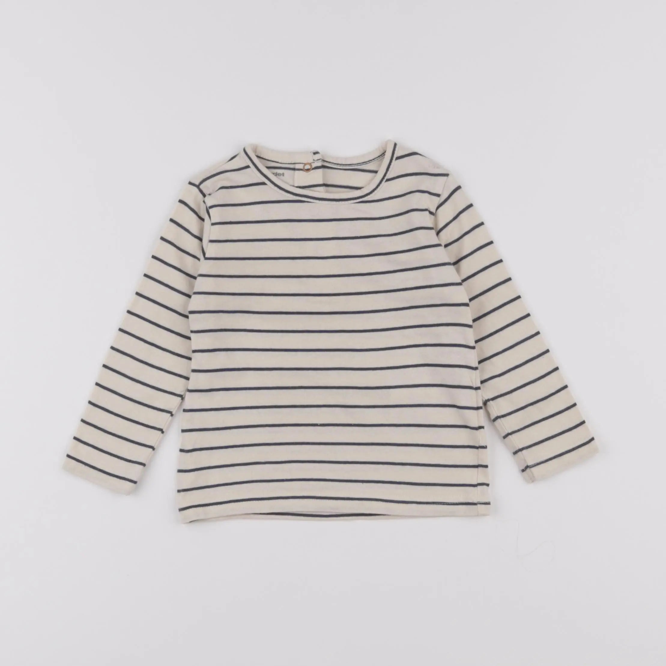 Vertbaudet - tee-shirt beige - 12 mois