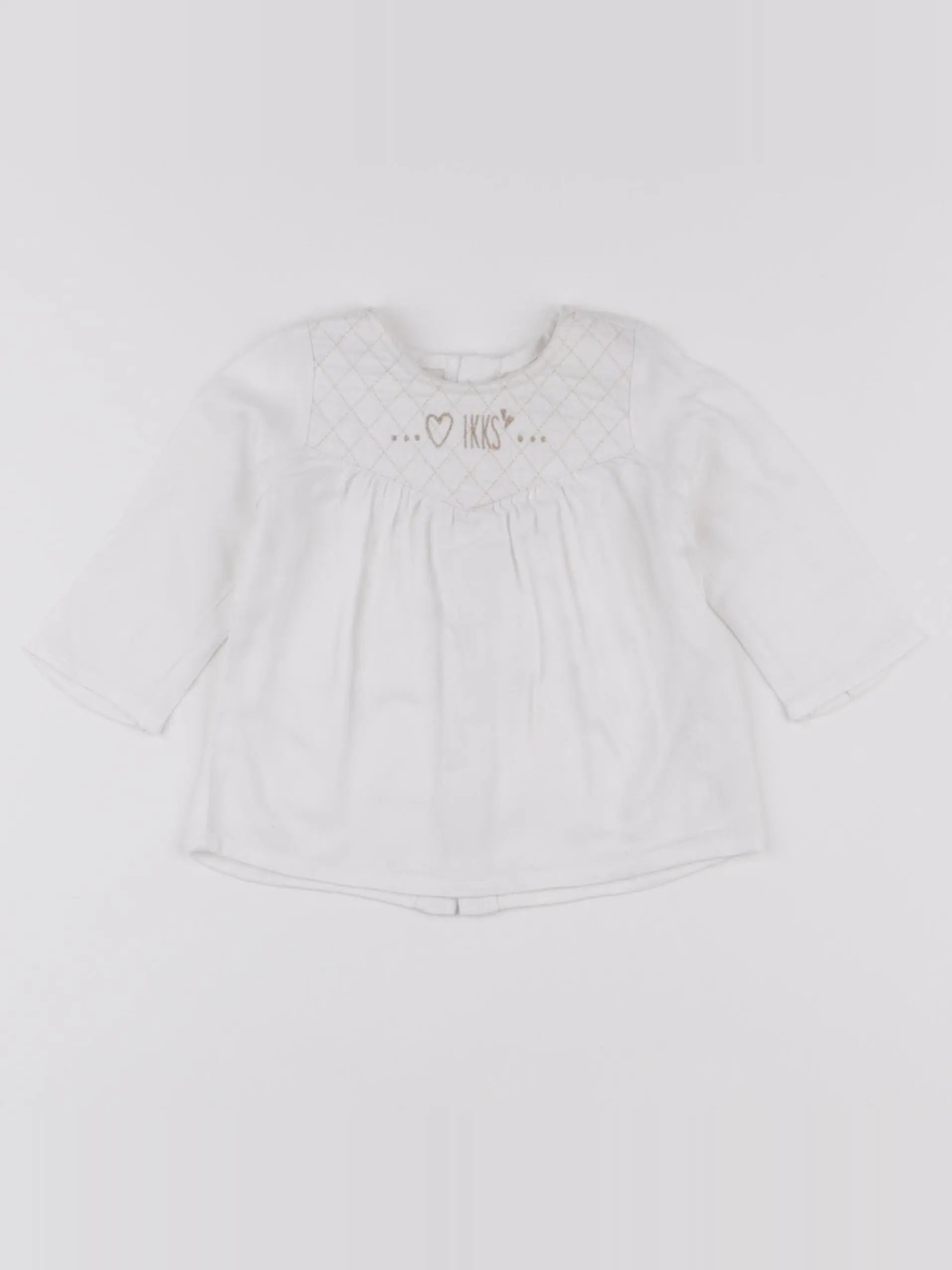 IKKS - blouse blanc - 6 mois