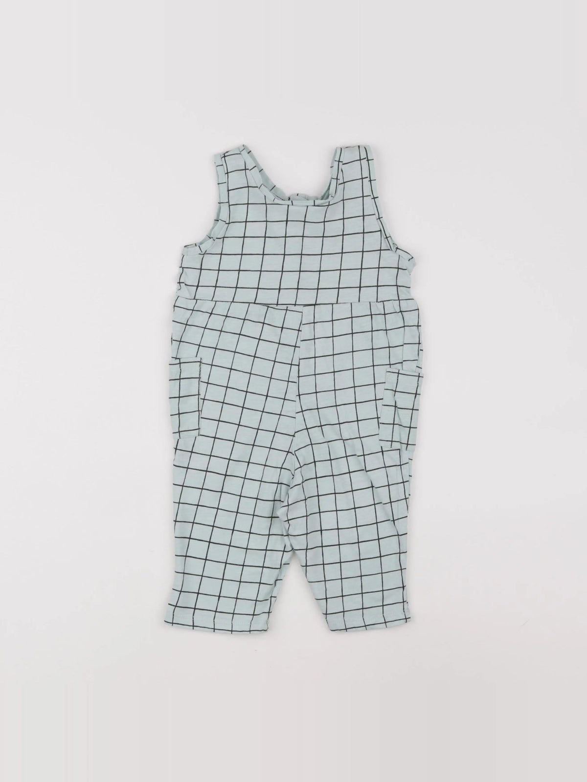 H&M - combinaison vert, noir - 6/9 mois