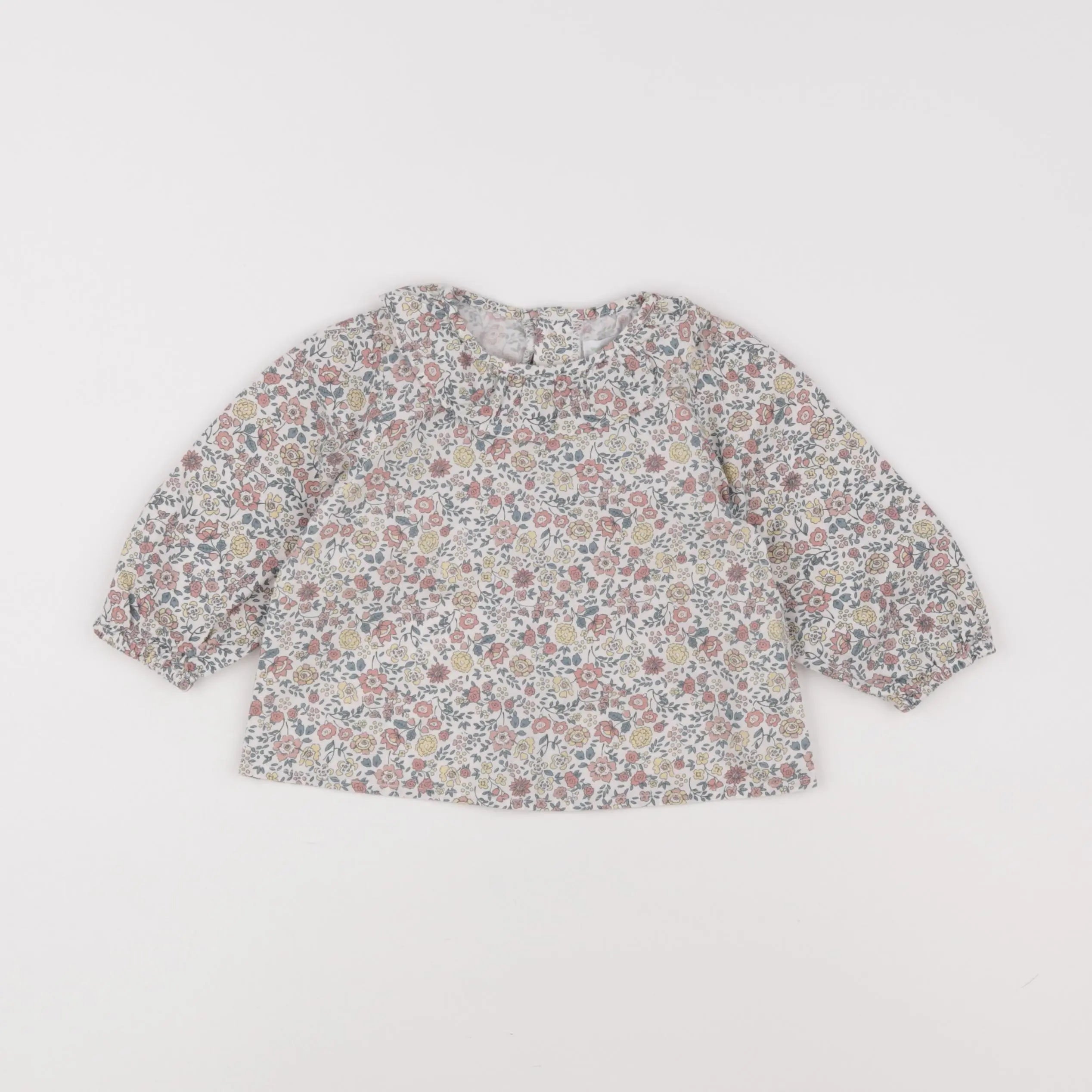 Vertbaudet - blouse multicolore - 12 mois