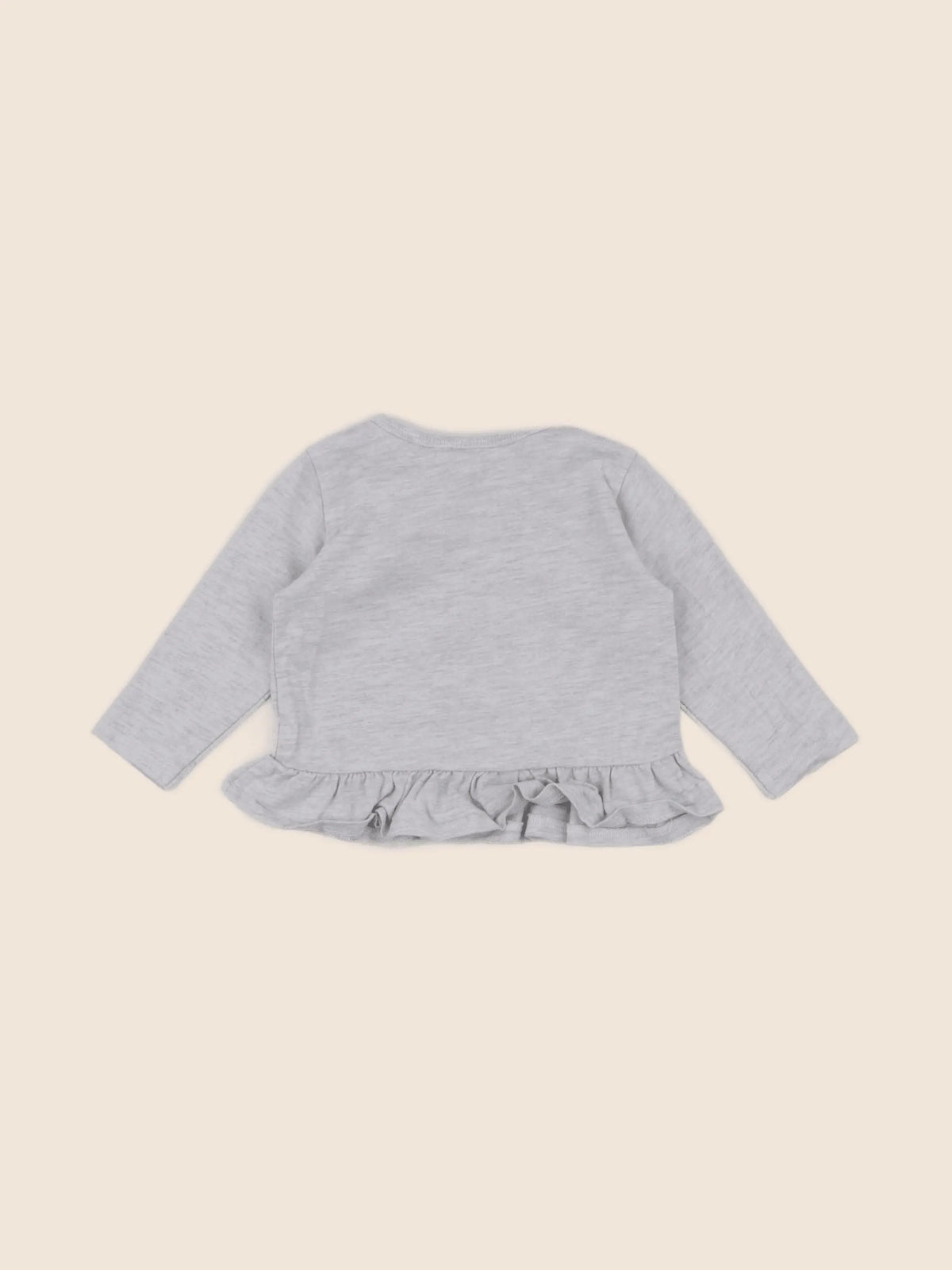 H&M - tee-shirt gris - 1/2 mois