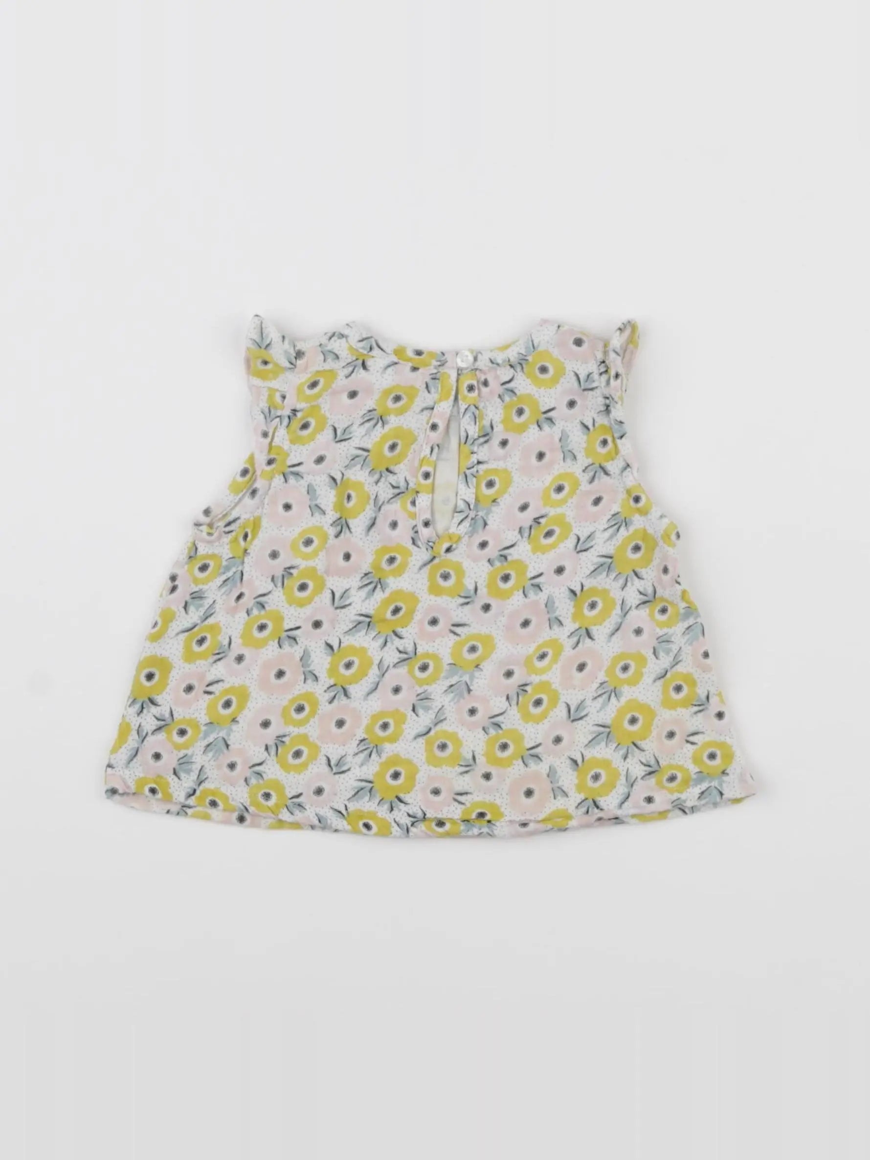 Bouchara - blouse multicolore - 9 mois