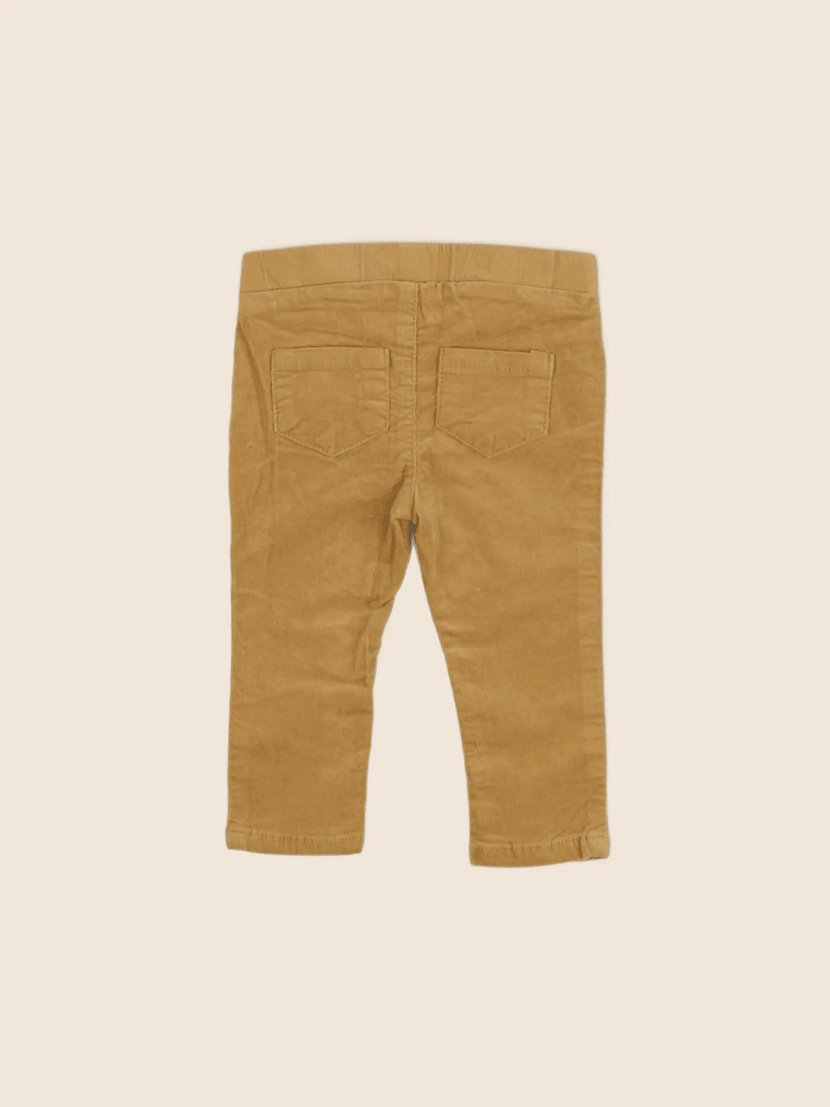 Boutchou - jegging velours jaune - 6 mois