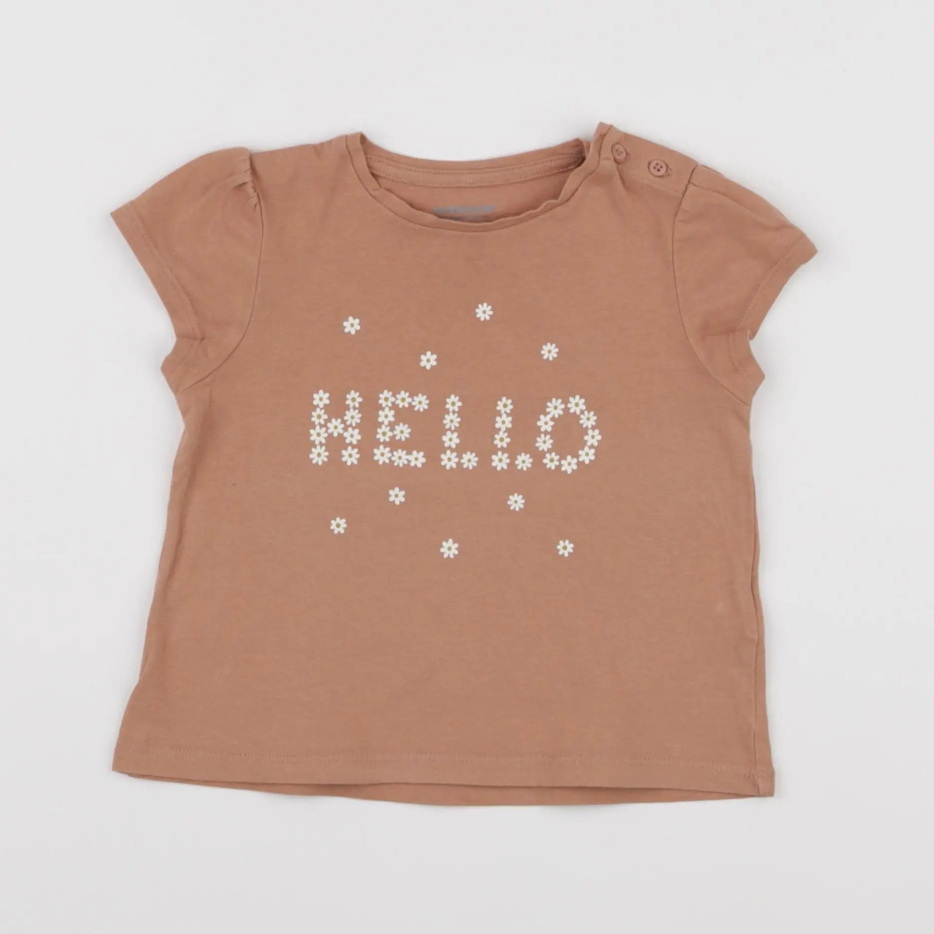 Vertbaudet - tee-shirt rose - 2 ans