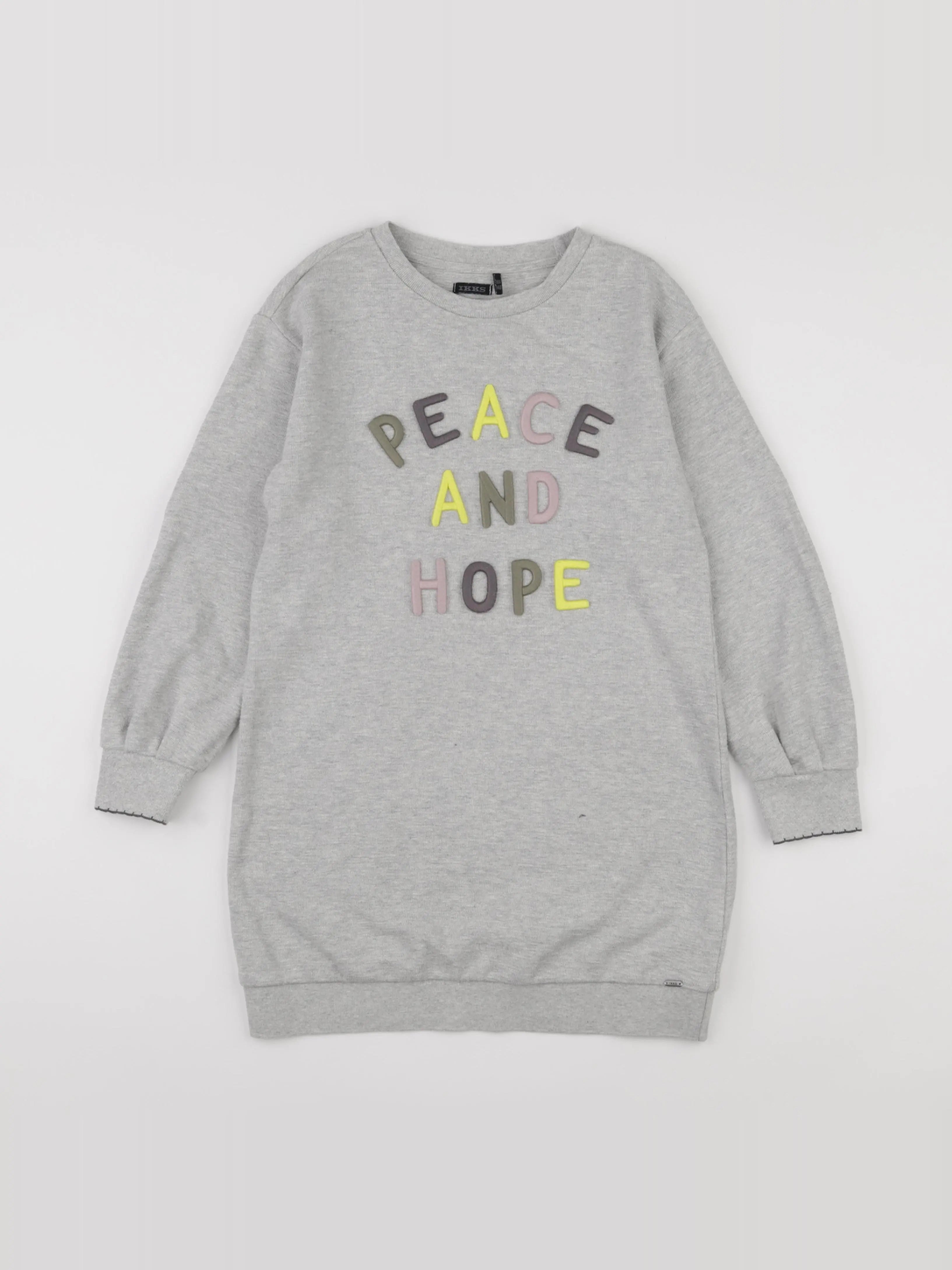 IKKS - robe gris - 10 ans