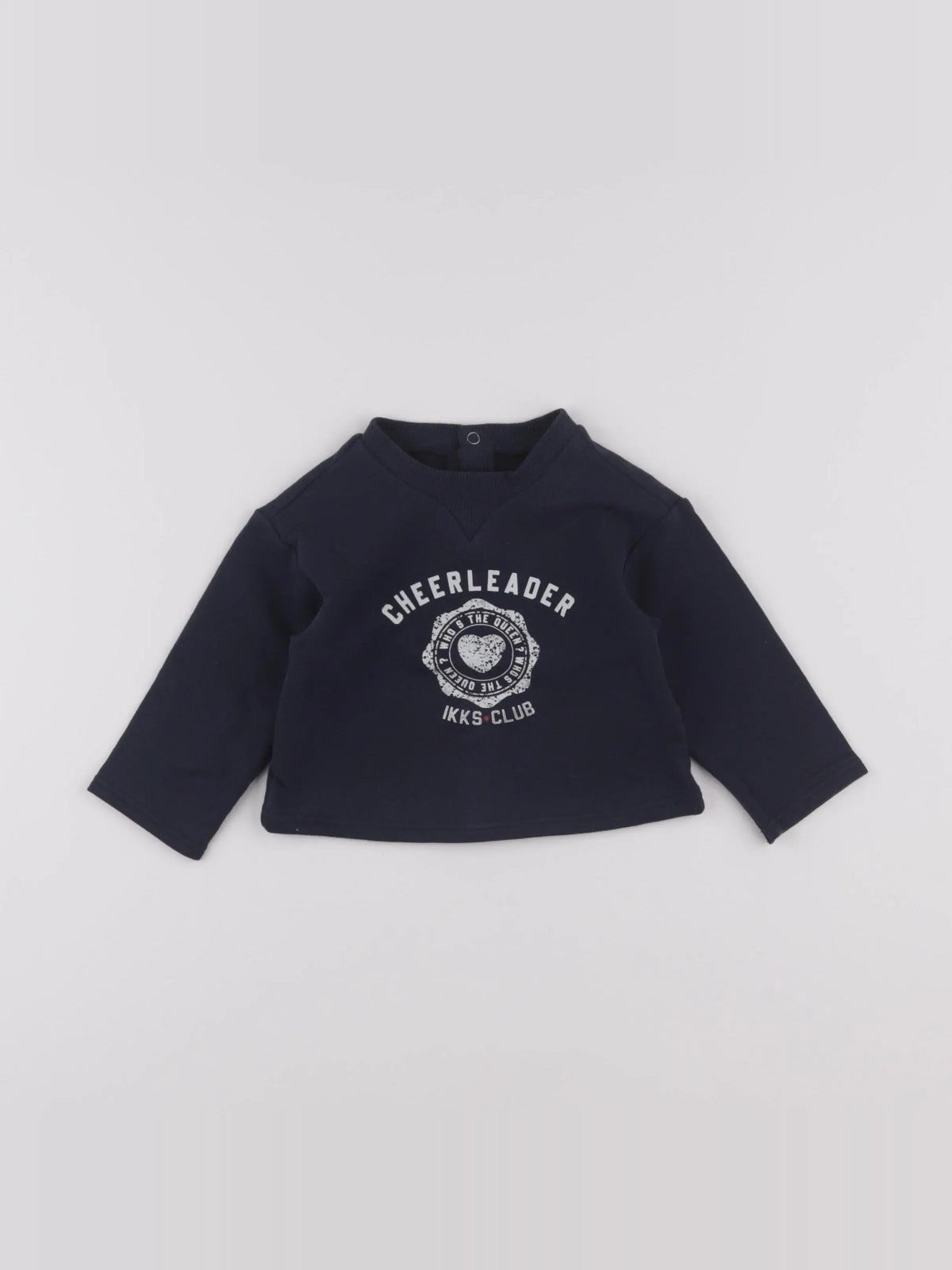 IKKS - sweat bleu - 12 mois