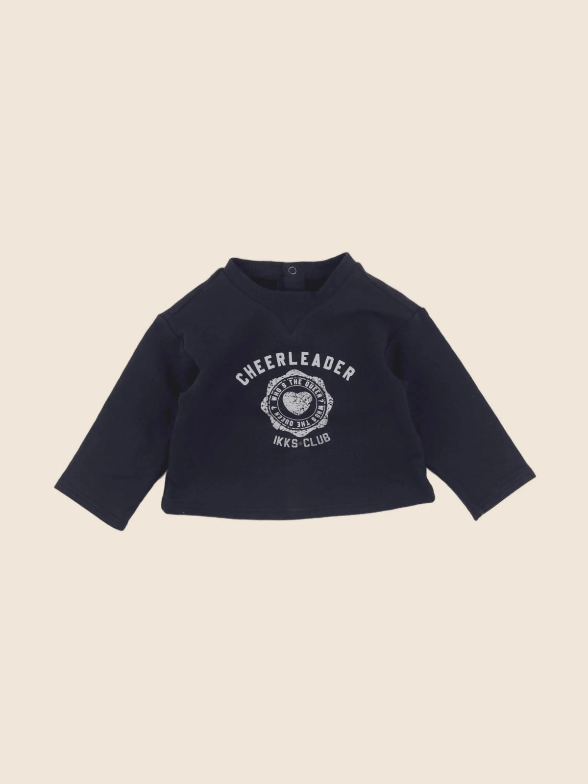 IKKS - sweat bleu - 12 mois