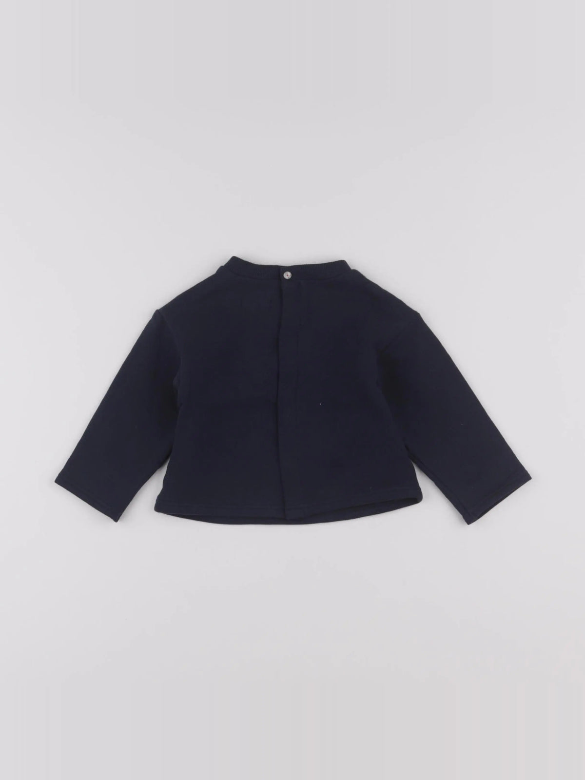 IKKS - sweat bleu - 12 mois