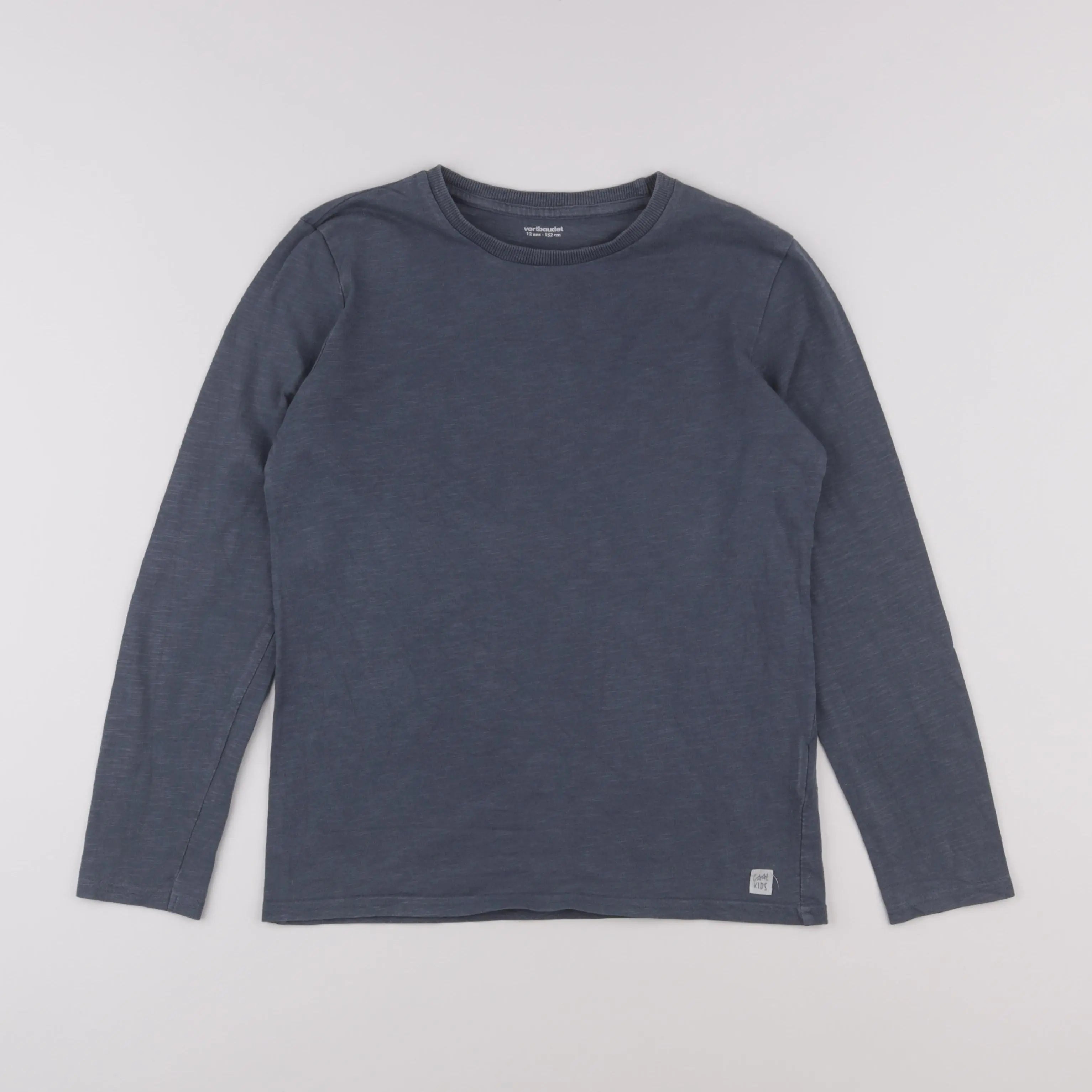 Vertbaudet - tee-shirt bleu - 12 ans