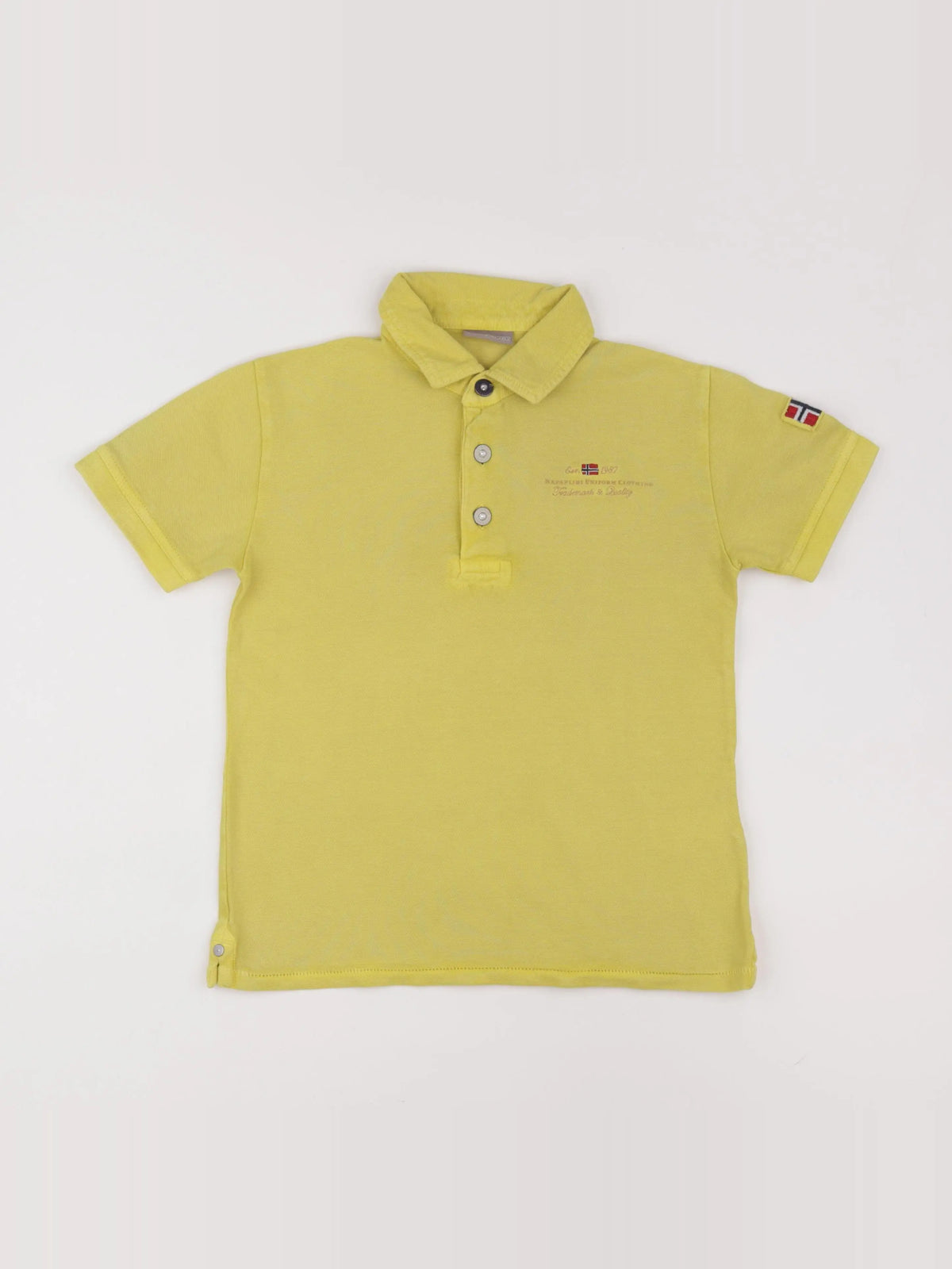 Napapijri - polo jaune - 10 ans