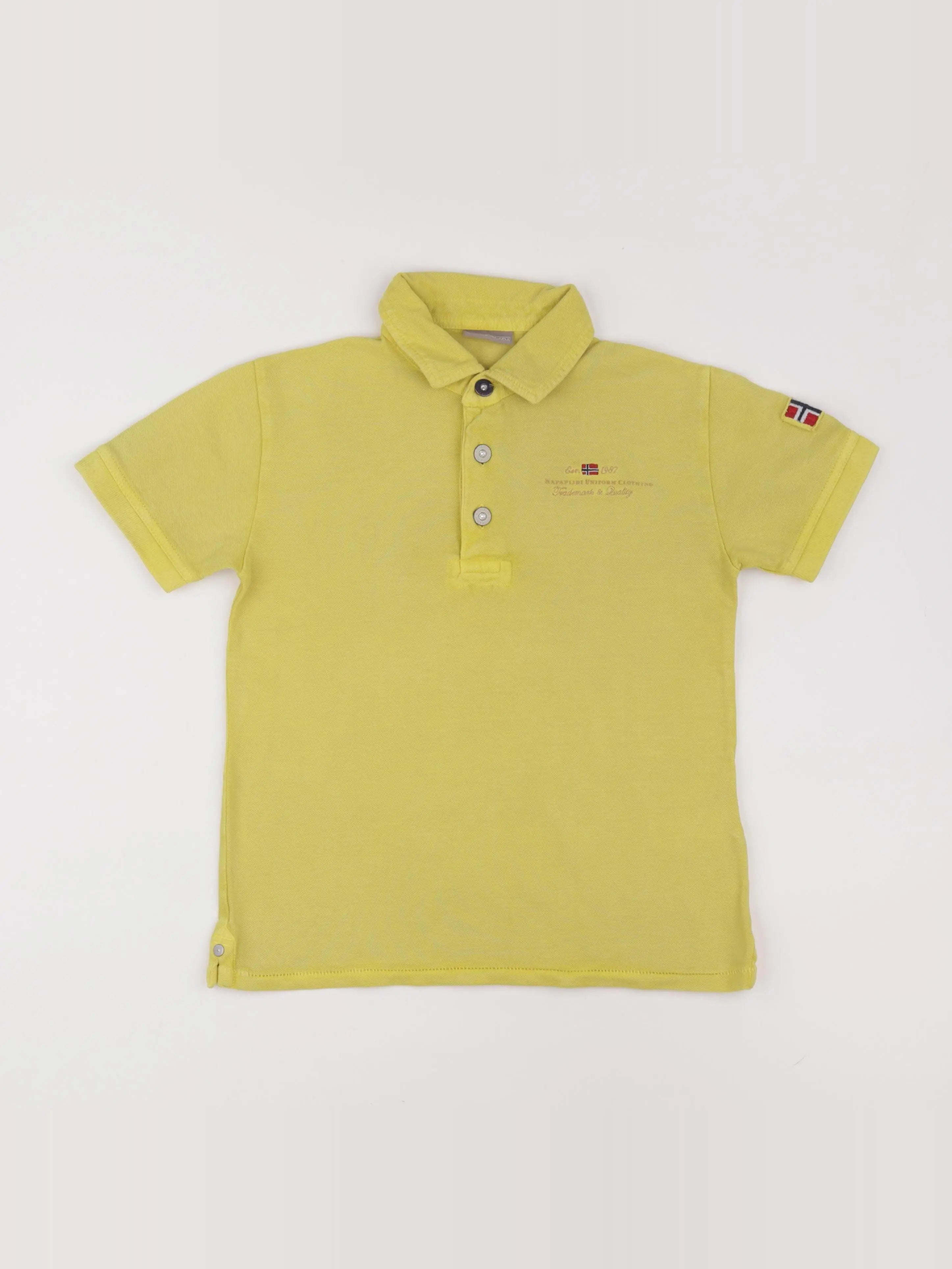 Napapijri - polo jaune - 10 ans
