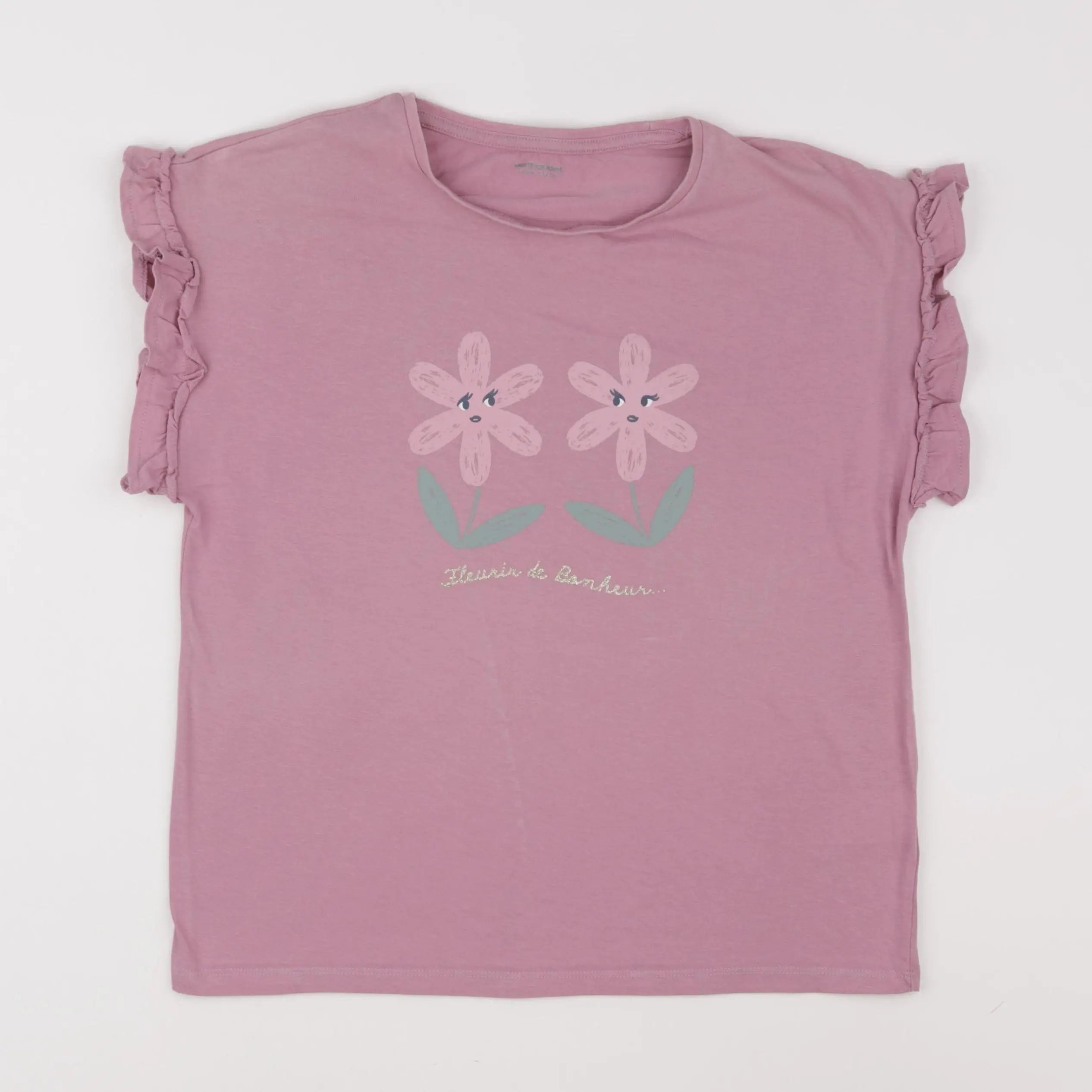 Vertbaudet - tee-shirt violet - 12 ans