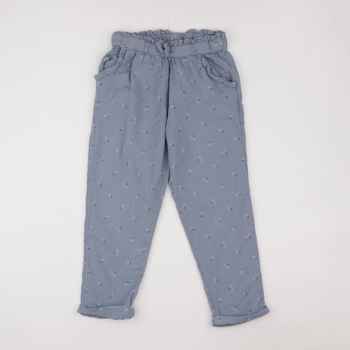 Vertbaudet - pantalon bleu - 12 ans