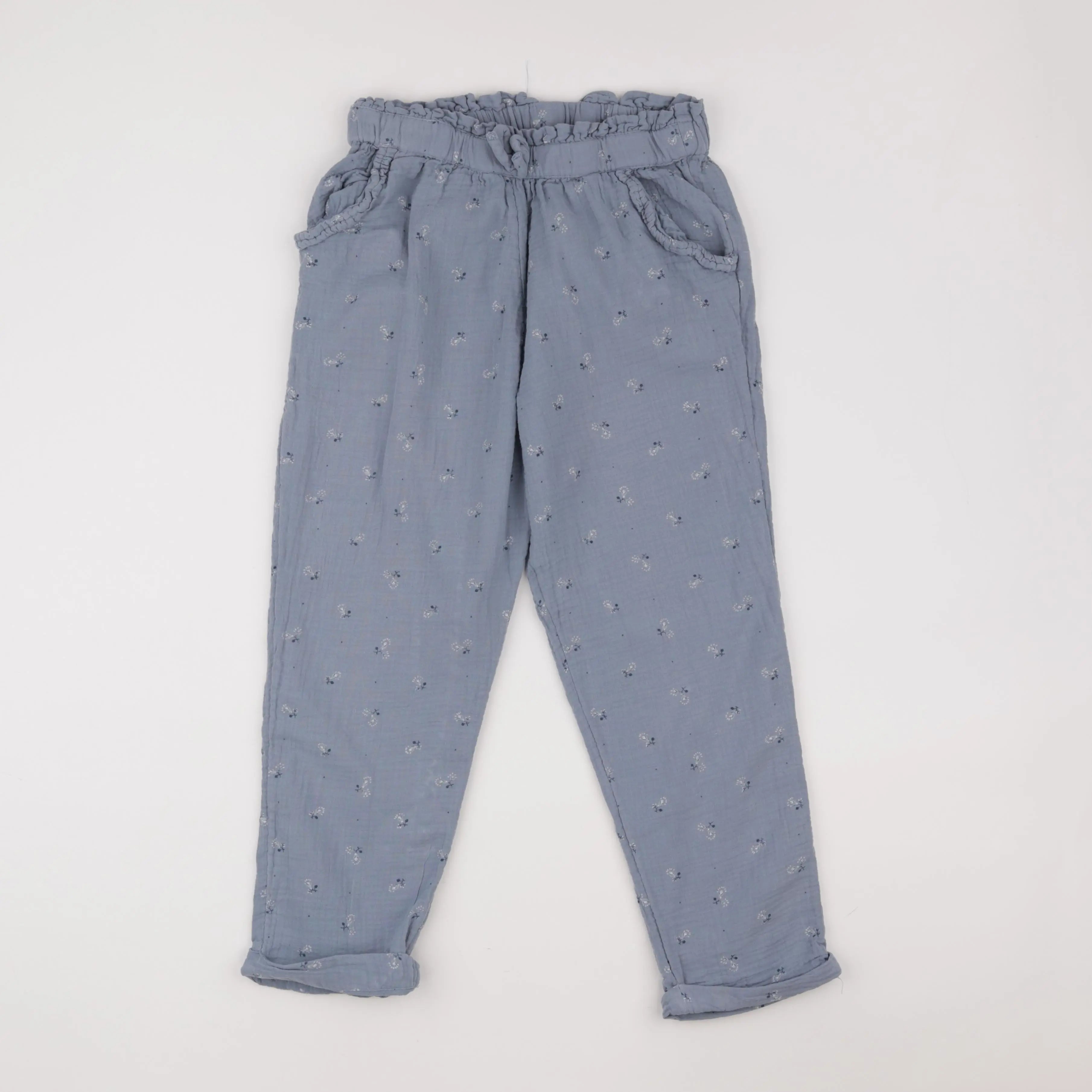 Vertbaudet - pantalon bleu - 12 ans