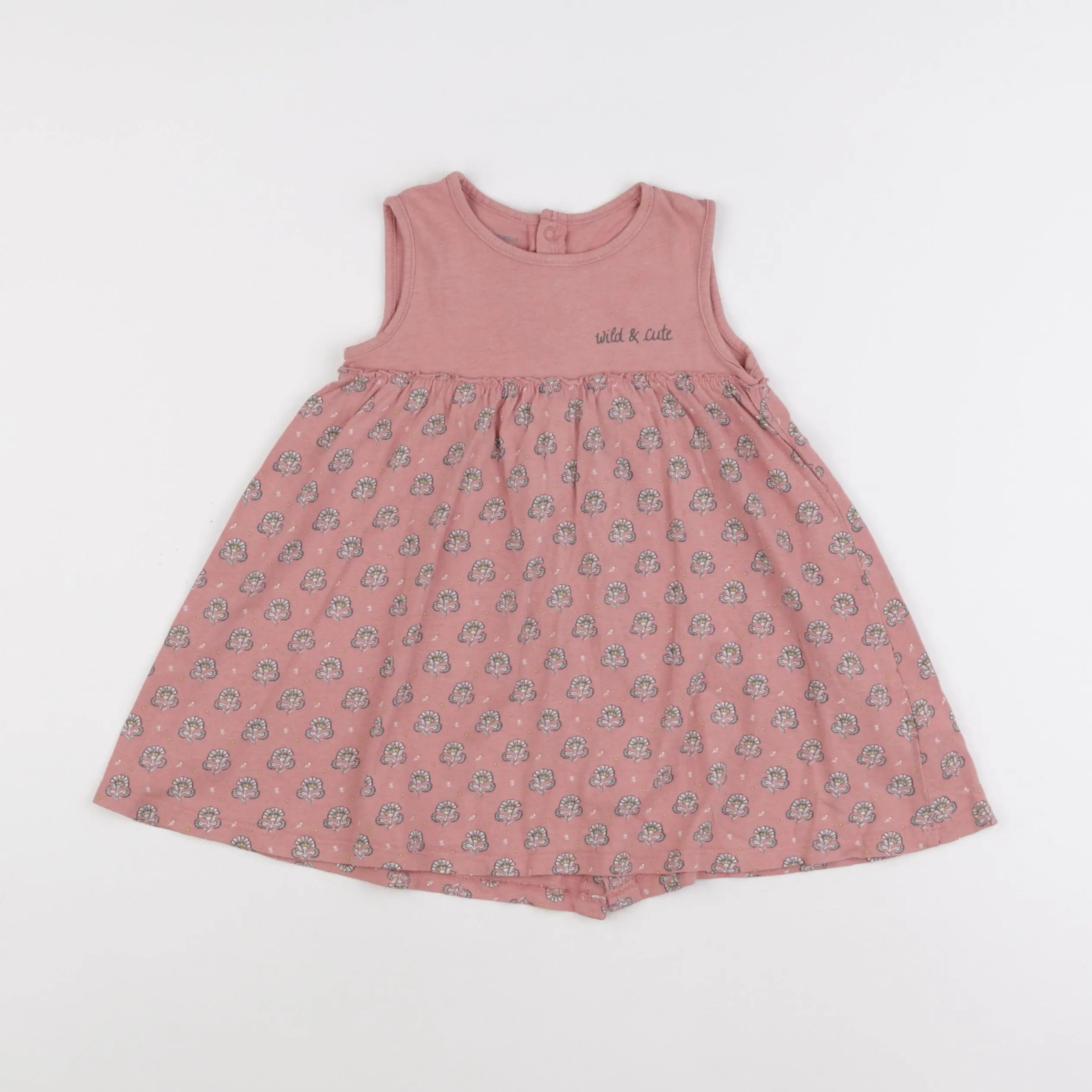 Vertbaudet - robe rose - 18 mois