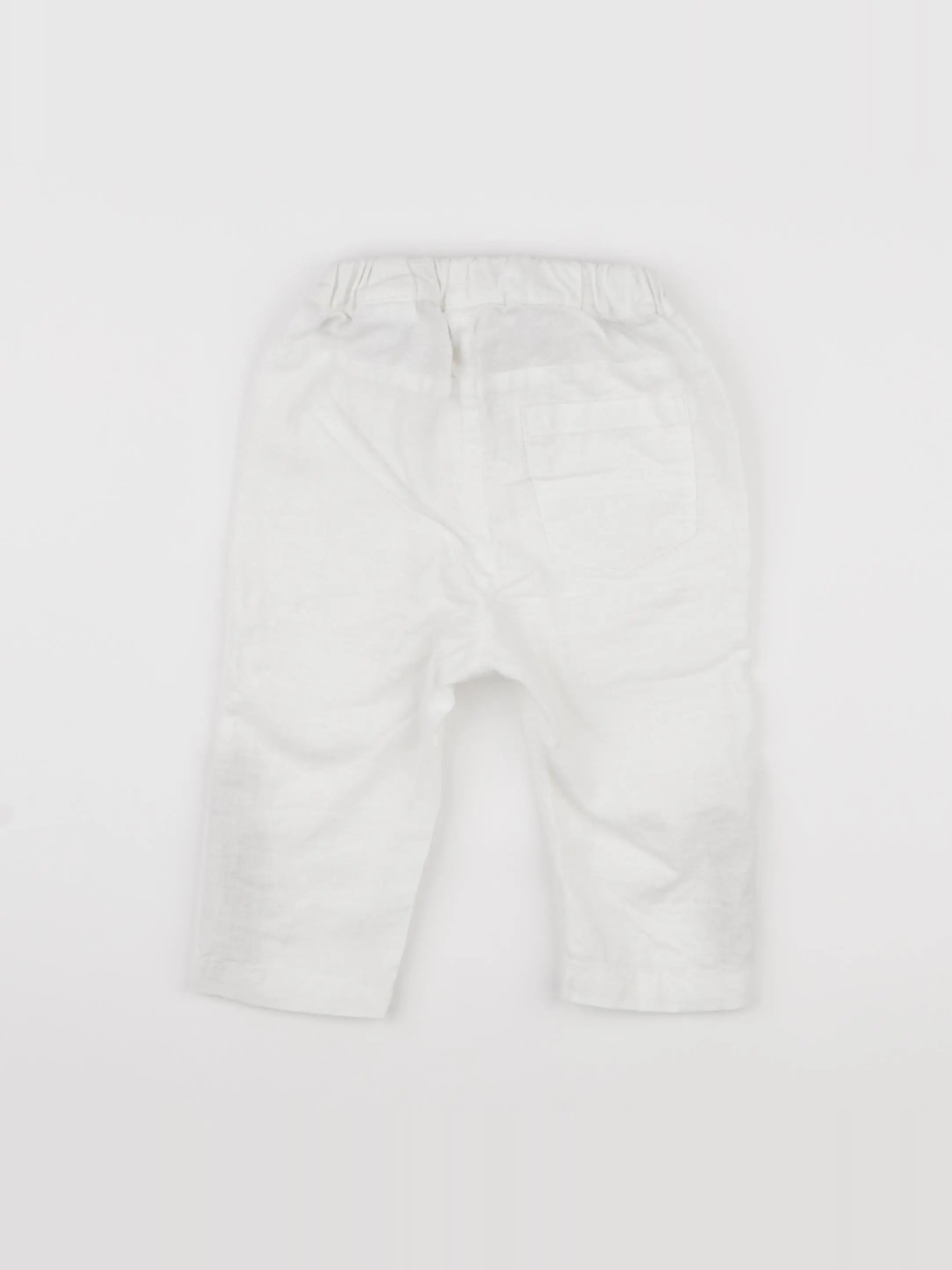 H&M - pantalon blanc - 9/12 mois