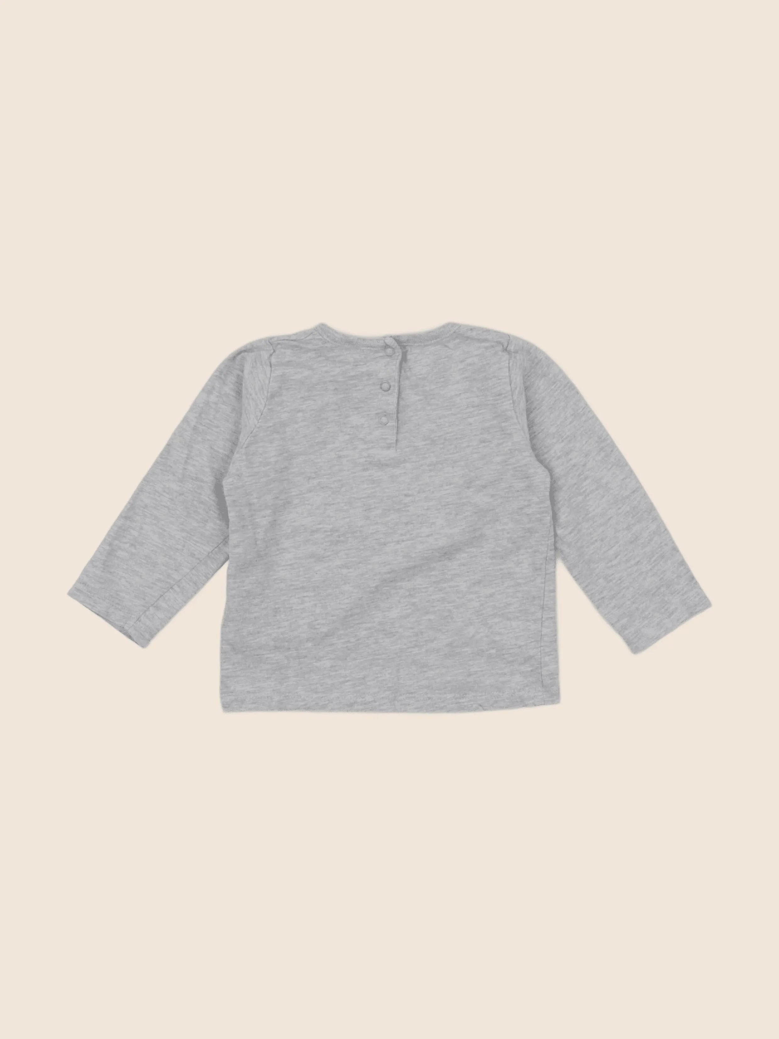 Vertbaudet - tee-shirt gris - 18 mois