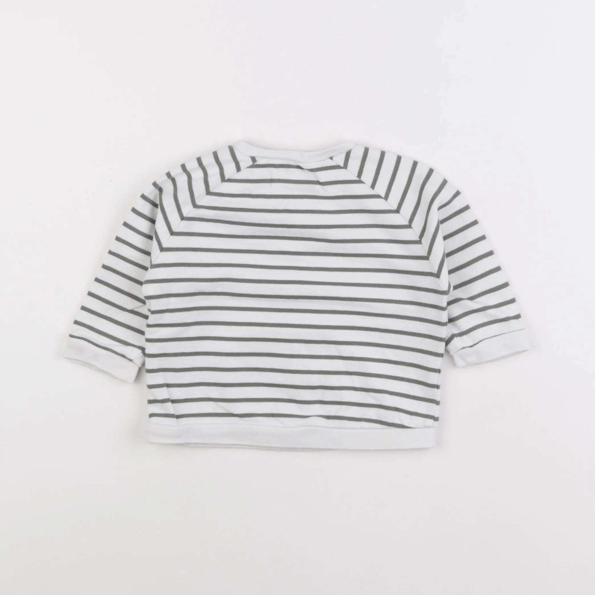 Vertbaudet - sweat vert - 12 mois