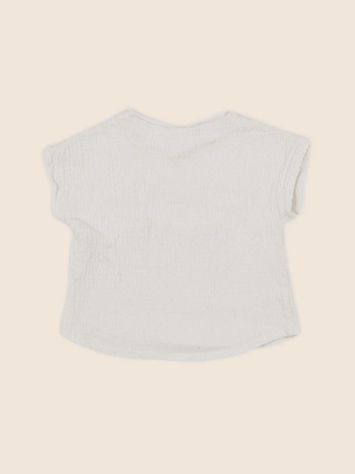 Zara - tee-shirt beige, vert - 18/24 mois