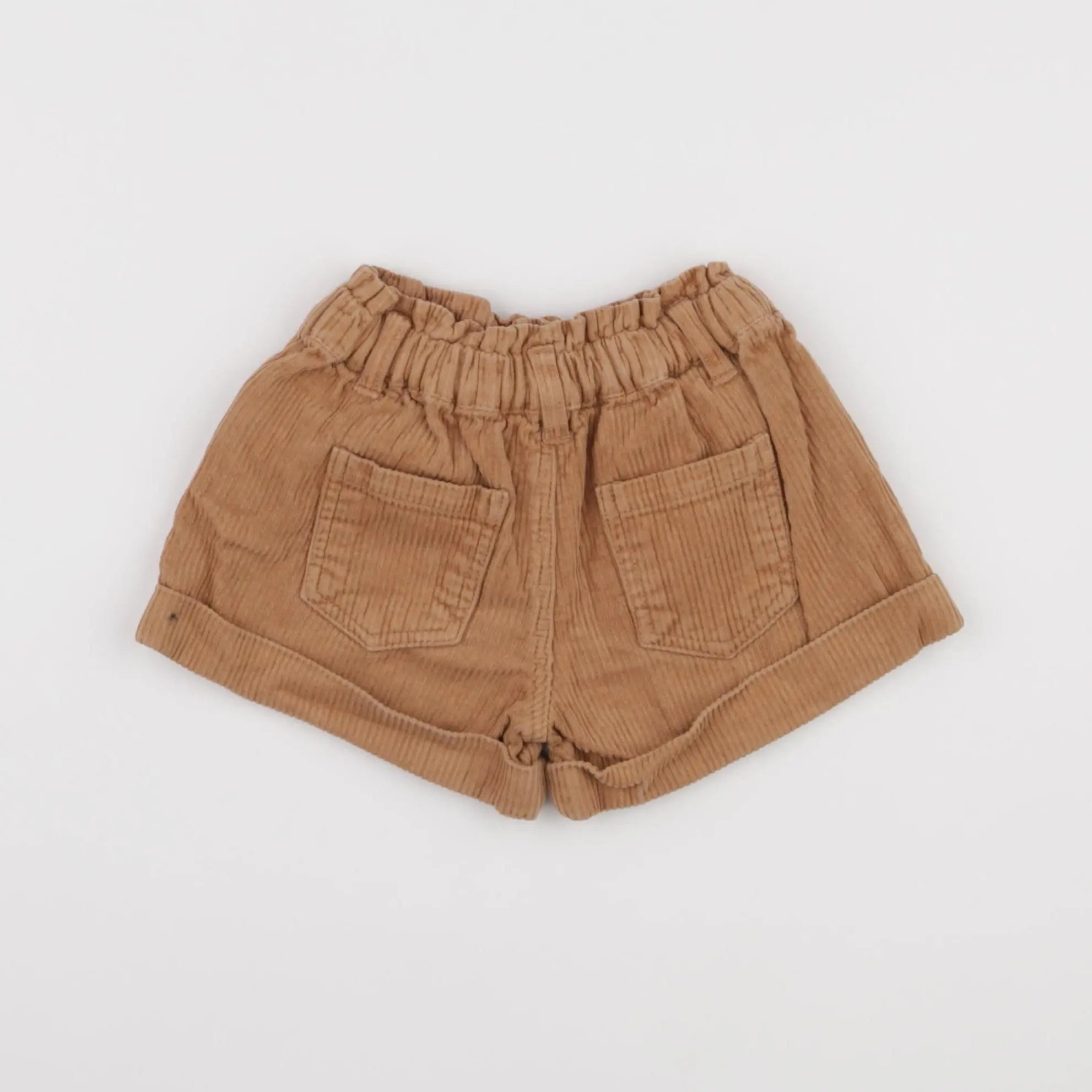 Vertbaudet - short marron - 2 ans