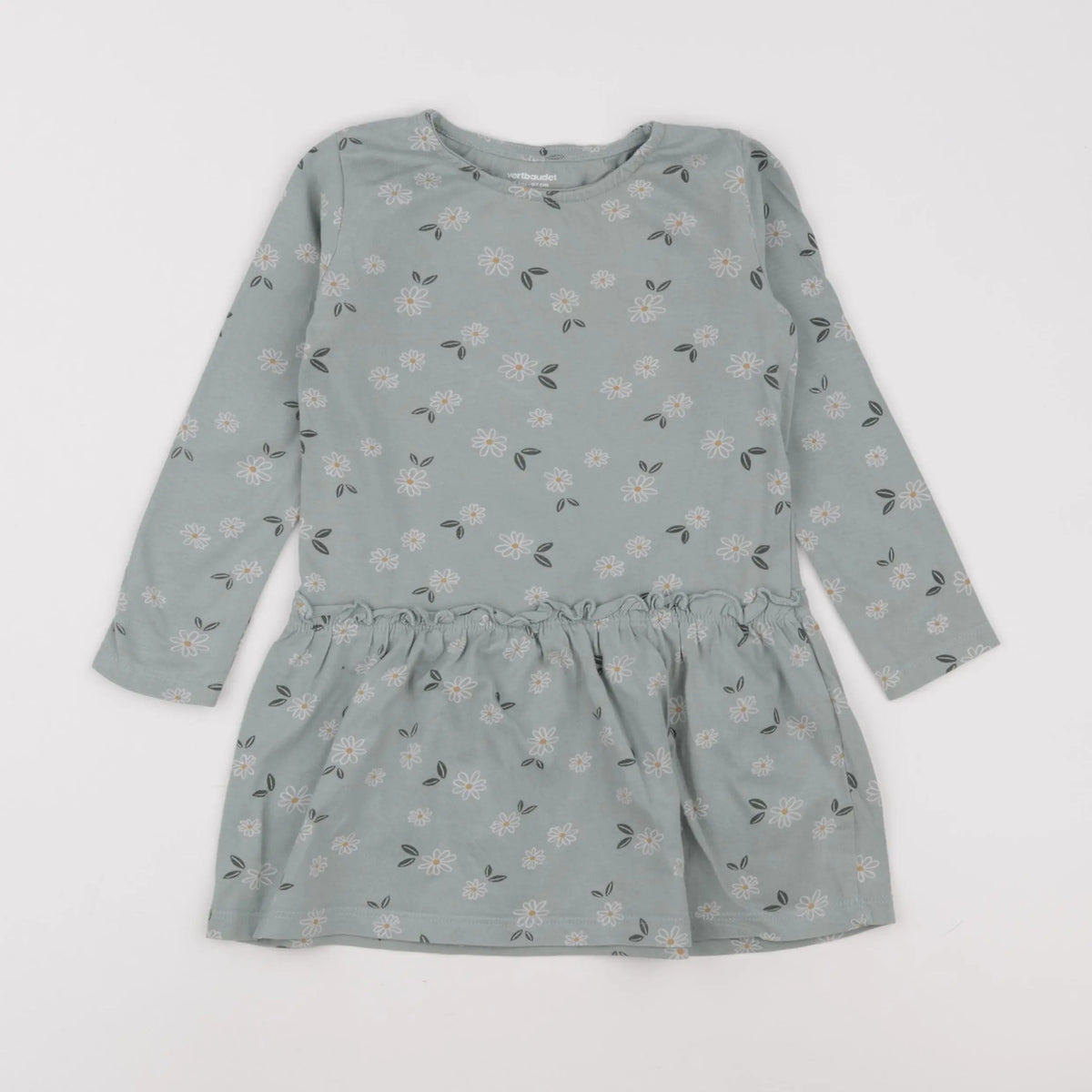 Vertbaudet - robe vert - 3 ans
